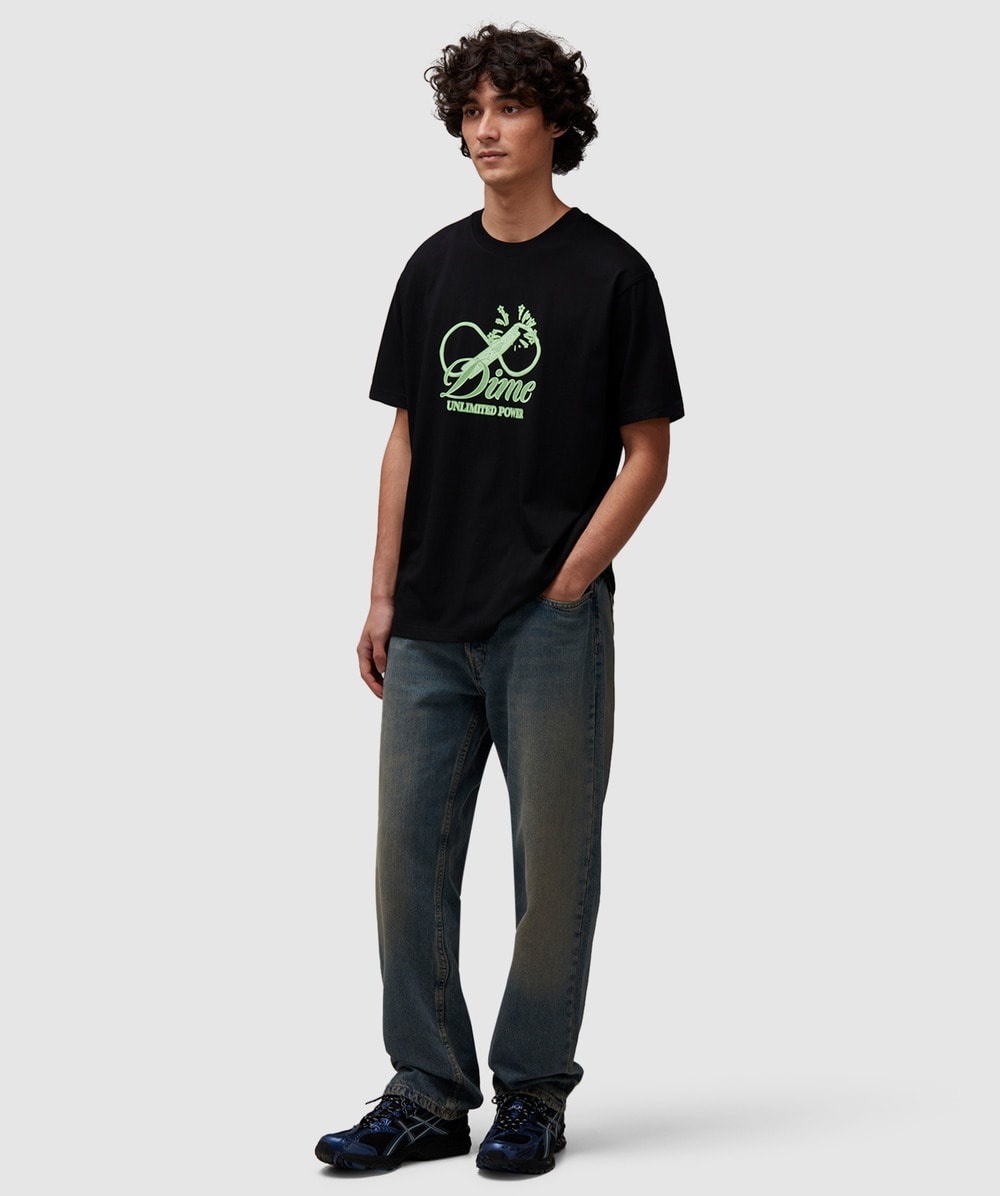 Cursive power t-shirt - 5