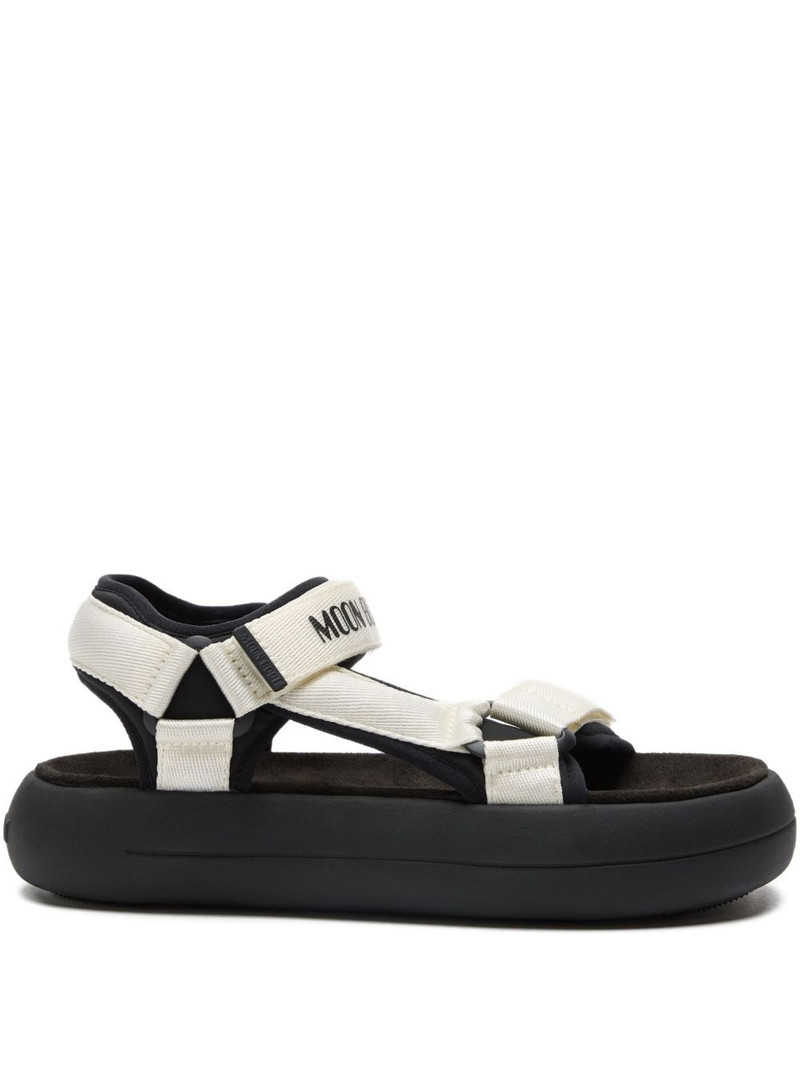 logo-strap platform sandals 1
