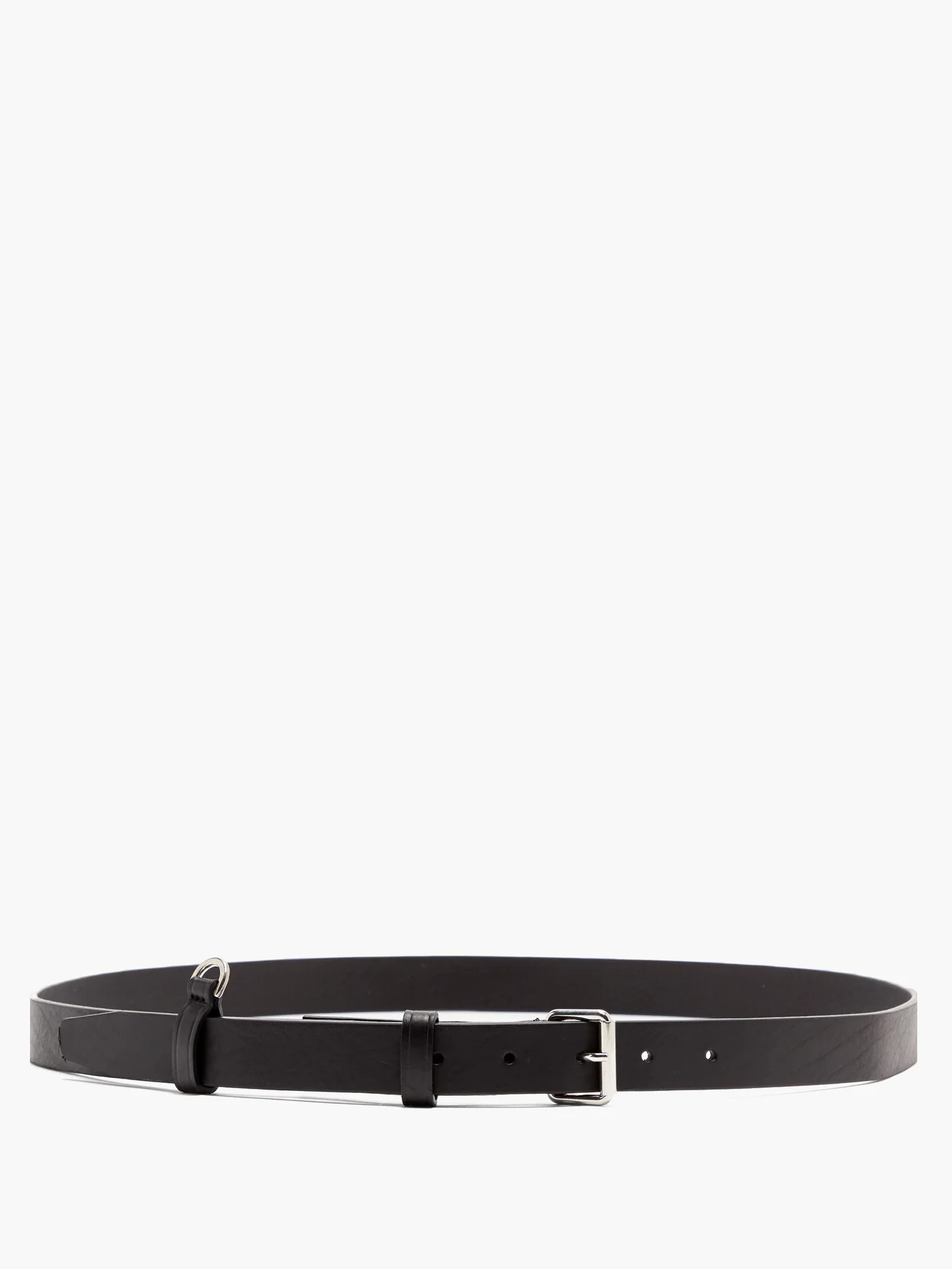 D-ring leather belt - 4