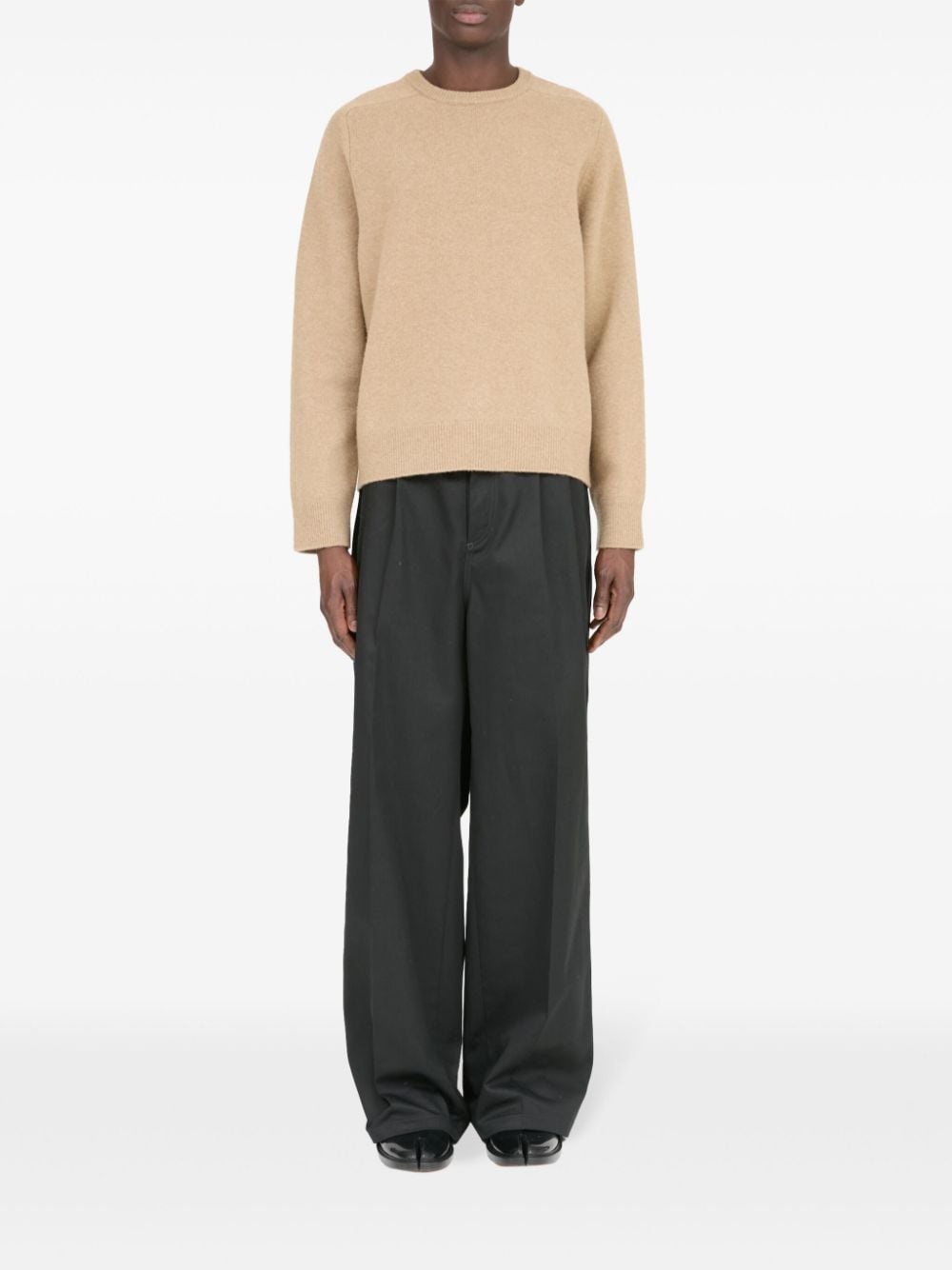 crew-neck wool jumper - 2