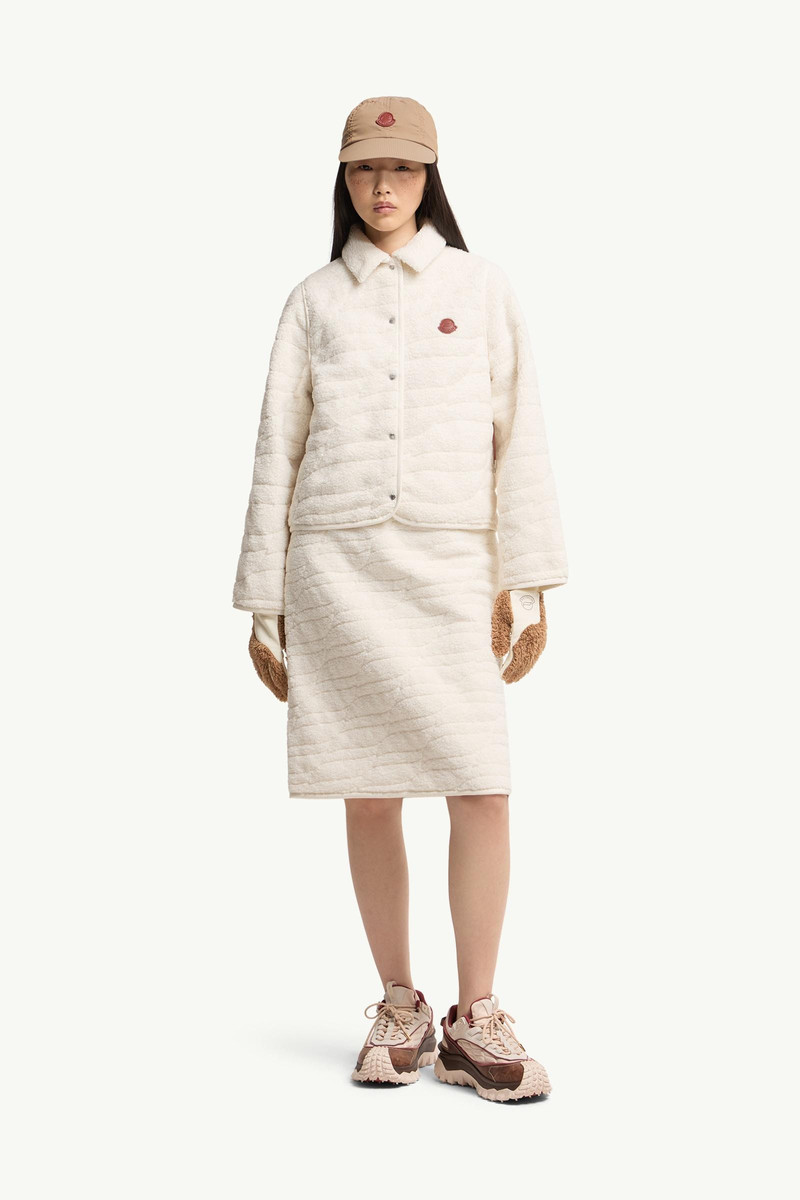 Moncler Teddy Knee-Length Padded Skirt outlook