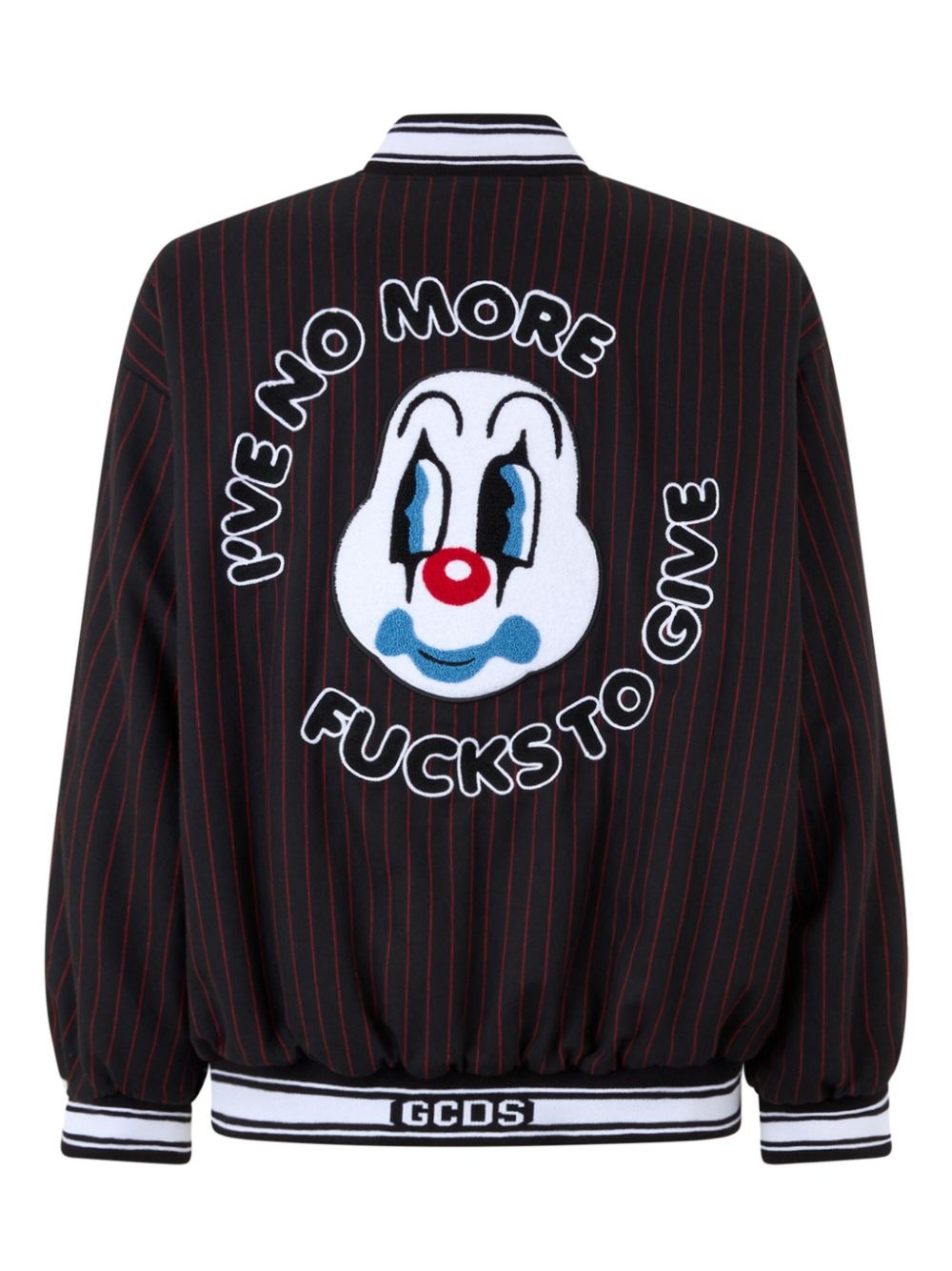 Pinstripe Clown bomber jacket - 6