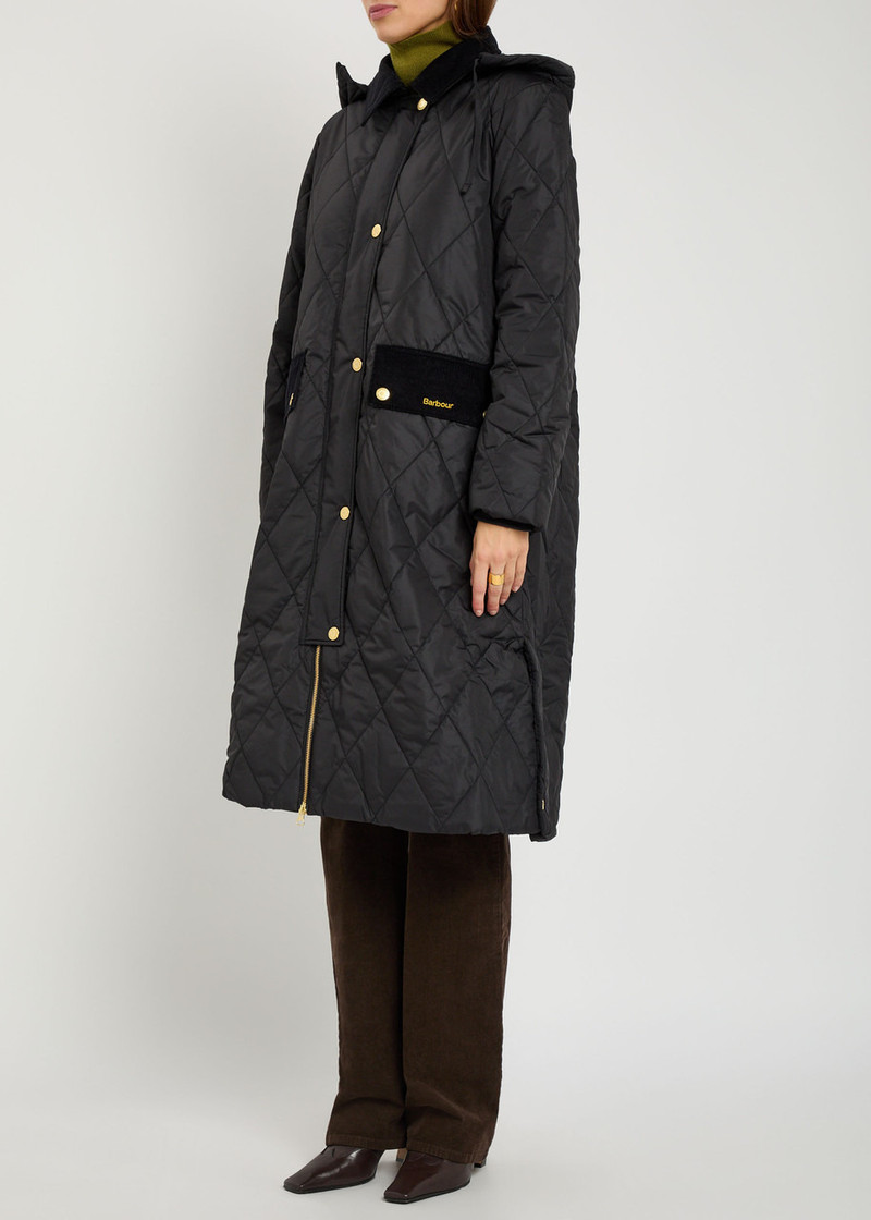 Barbour Barbour Meredith Detachable-hood Quilted Shell Jacket outlook