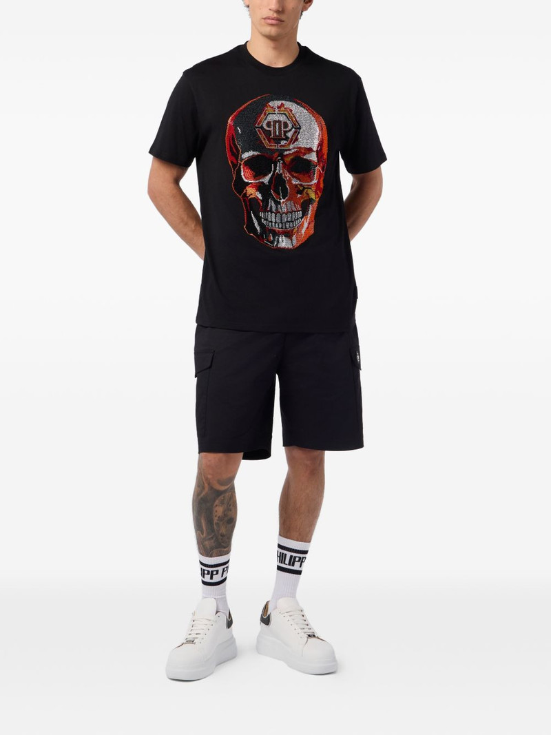 PHILIPP PLEIN rhinestone-skull T-shirt outlook