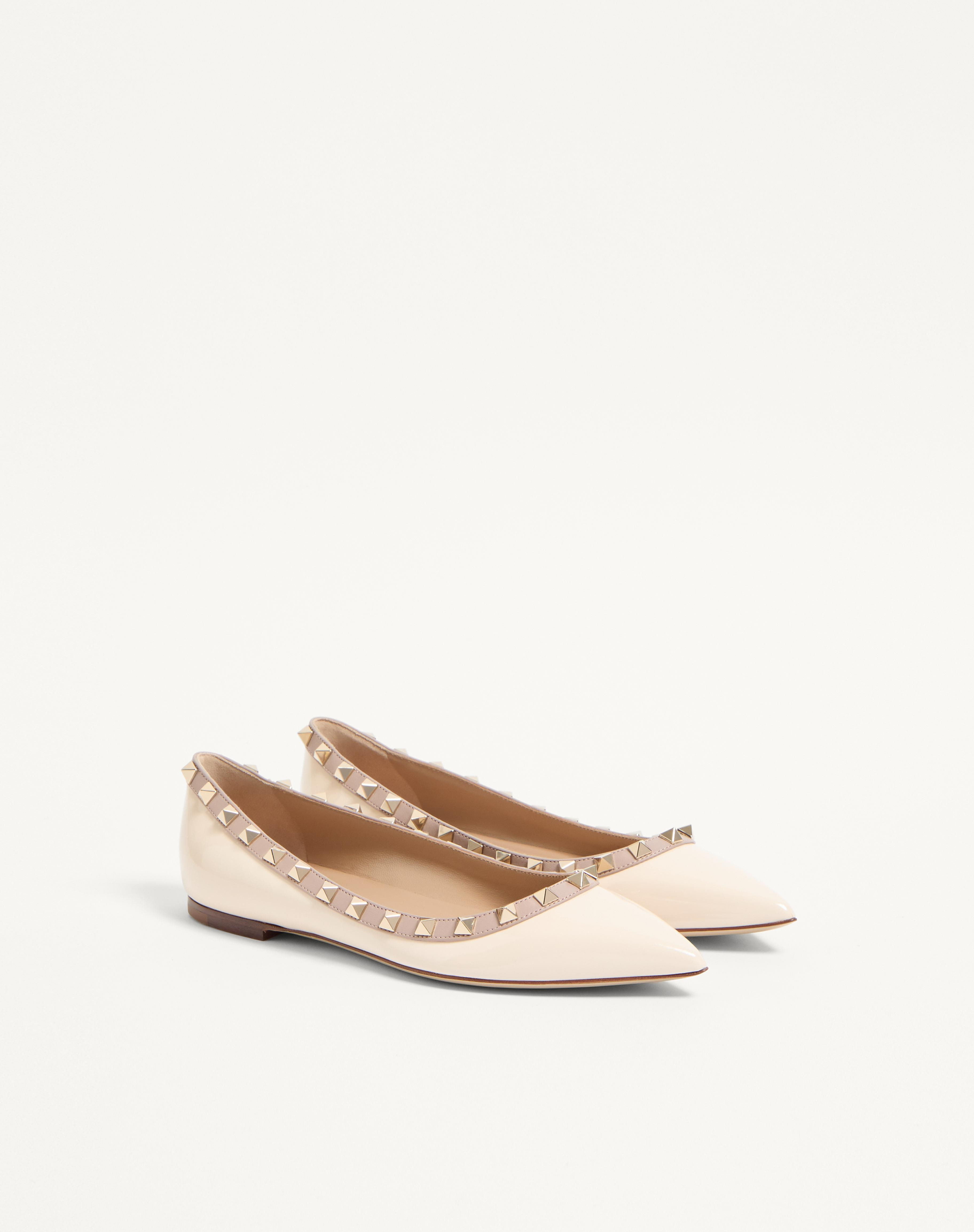 PATENT ROCKSTUD BALLET FLAT - 3