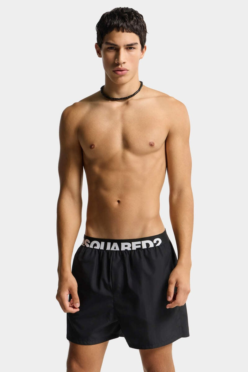 DSQUARED2 LOGO MIDI SWIM BOXER 3