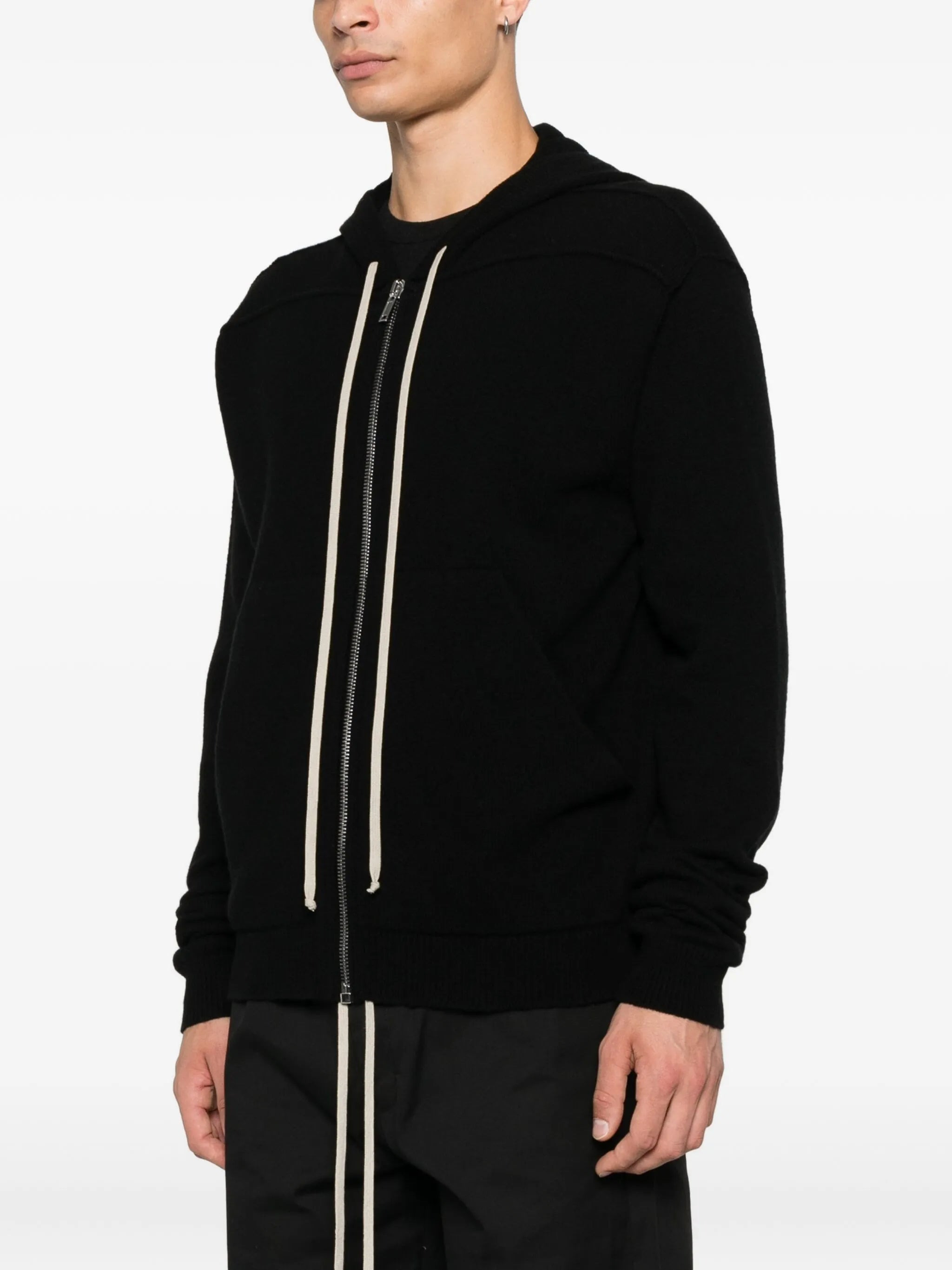 Rick Owens Zip-up Hooded Jacket - 4