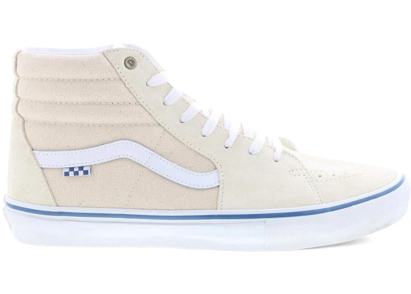 Vans Skate Sk8-Hi Raw Canvas Classic White - 1