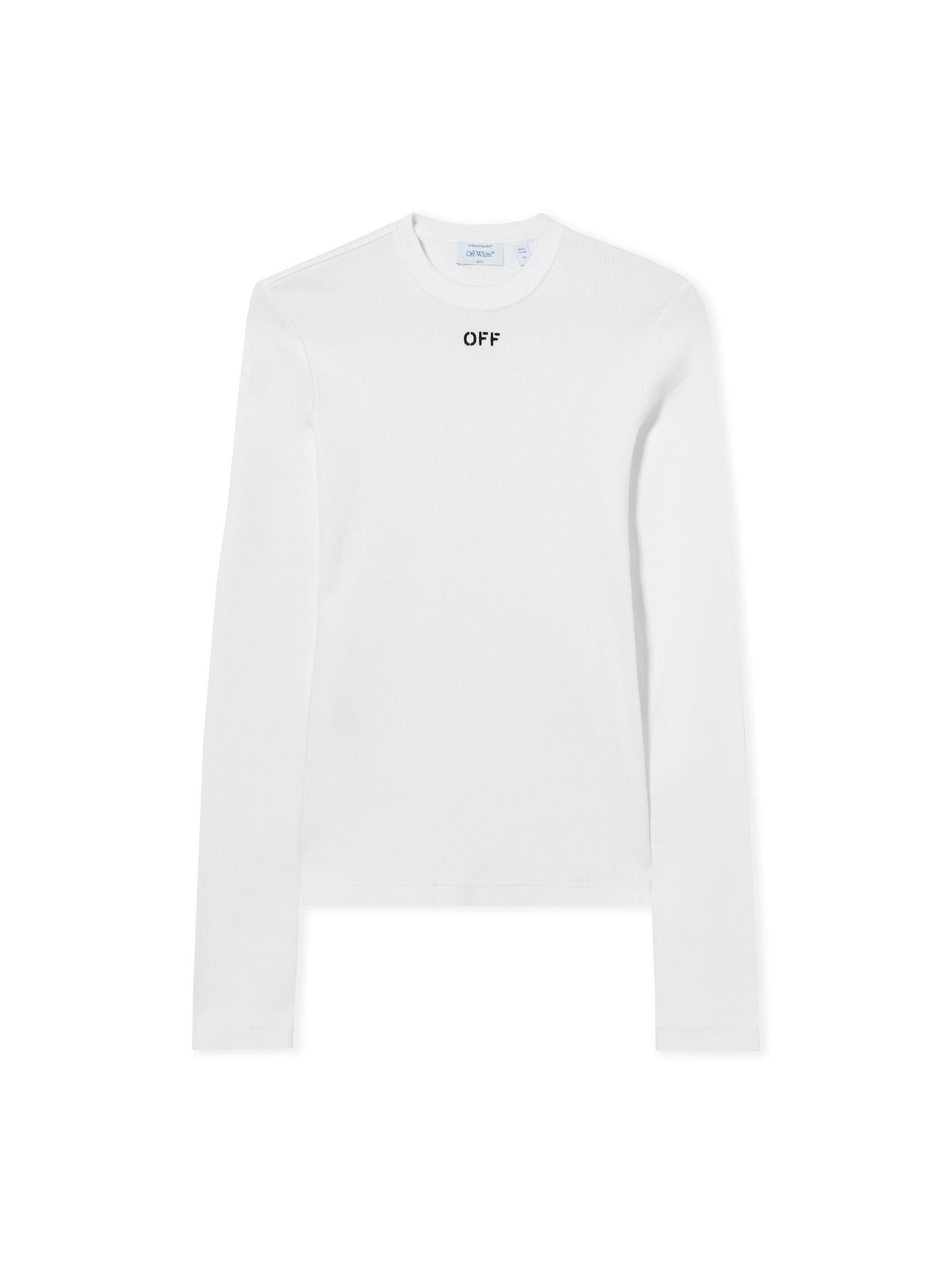 Co Off Stamp Rib L/S Crew - 1