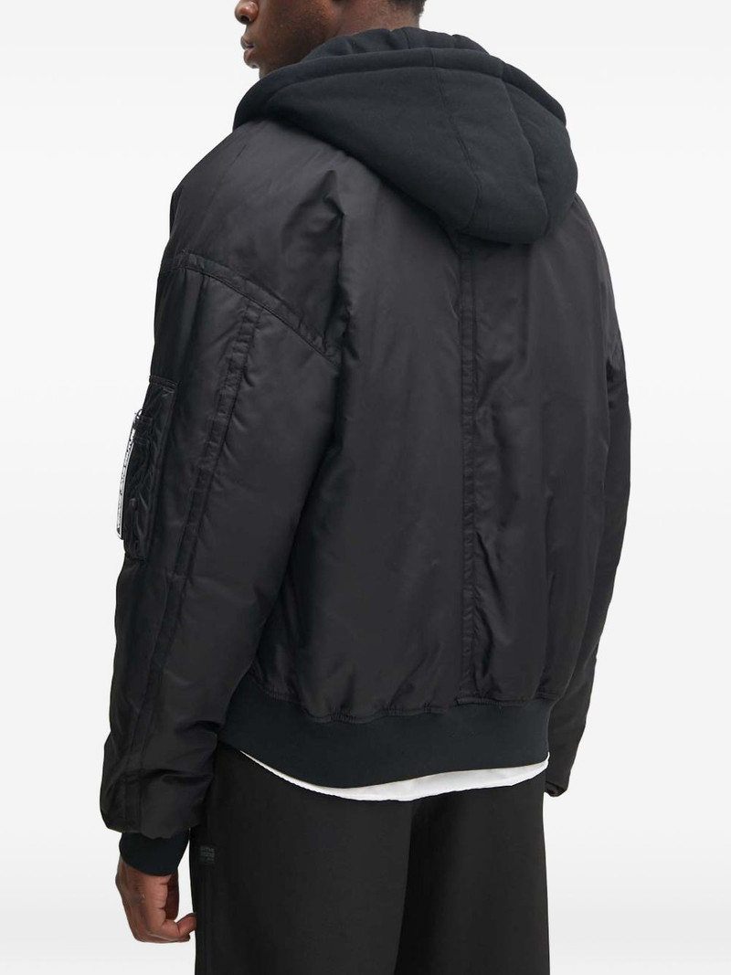 hooded zip-fastening jacket 4