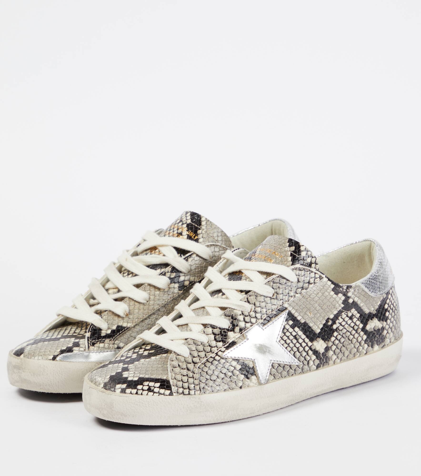 Super-Star snake-effect leather sneakers - 5