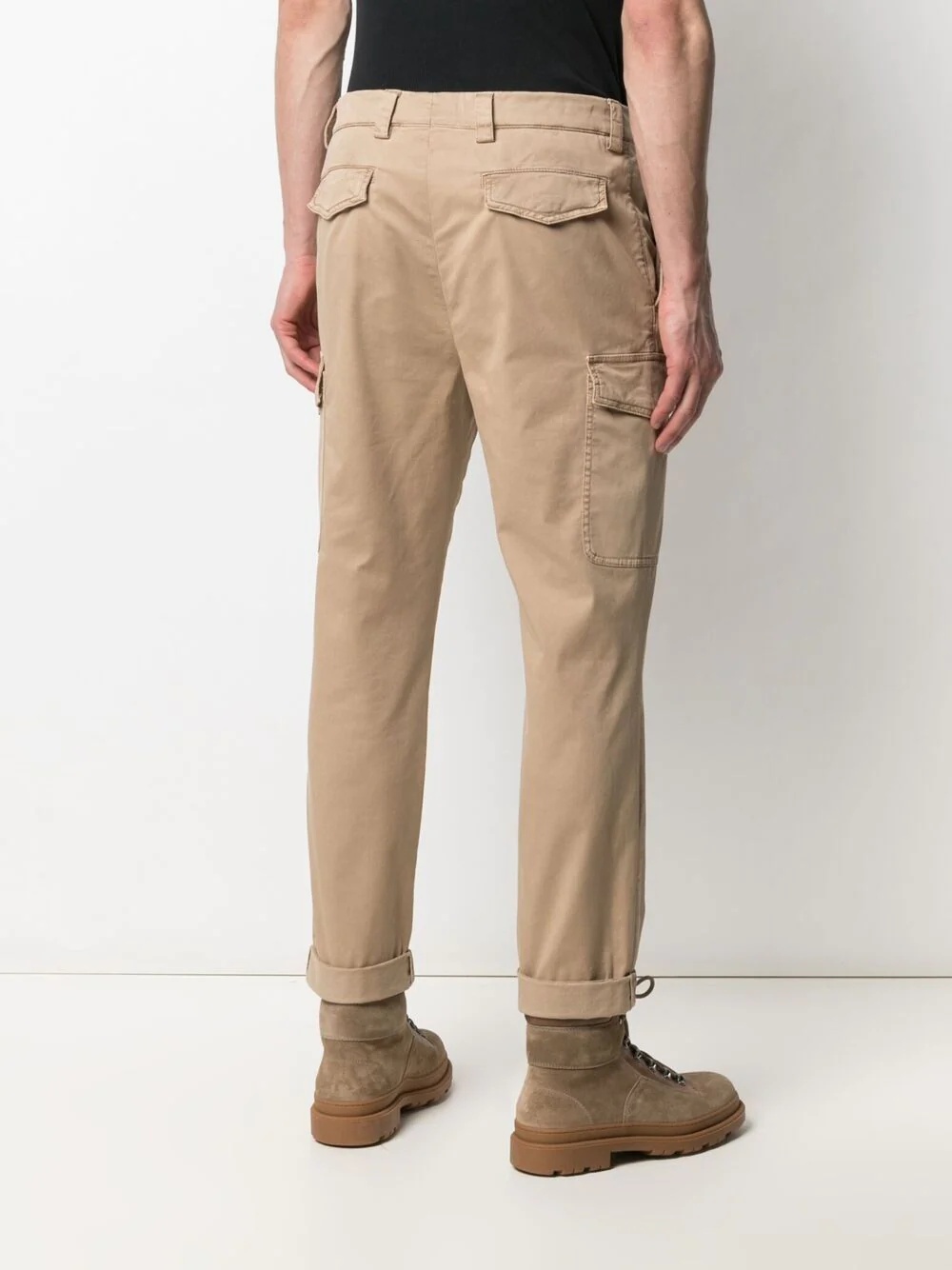 slim cargo trousers - 4