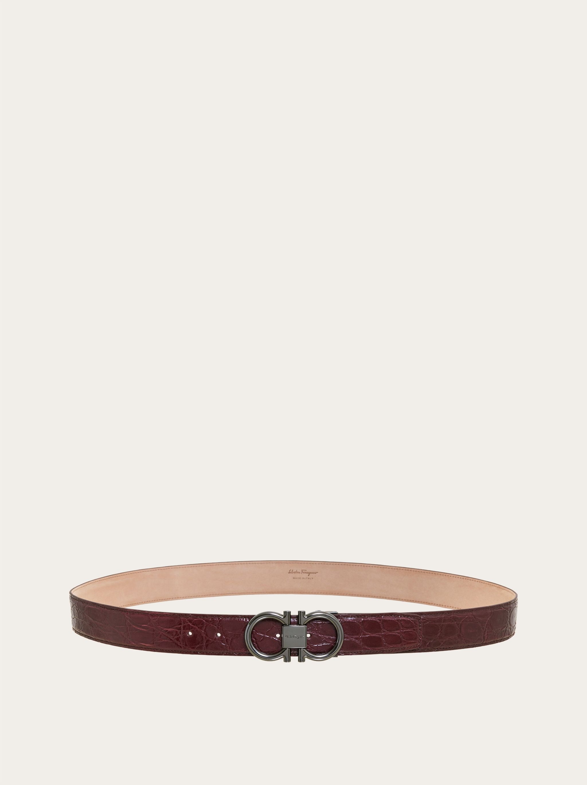 Adjustable Gancini belt - 3