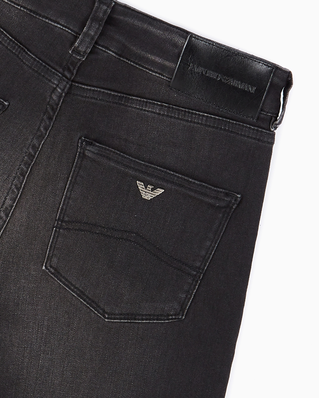 J18 High-waisted skinny-fit stonewashed comfort-denim jeans - 7