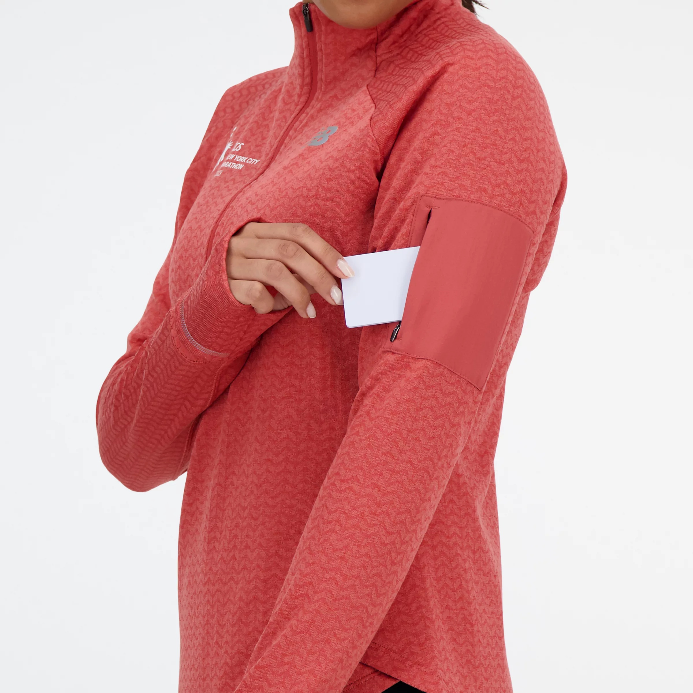NYC Marathon NB Heat Grid Half Zip - 3