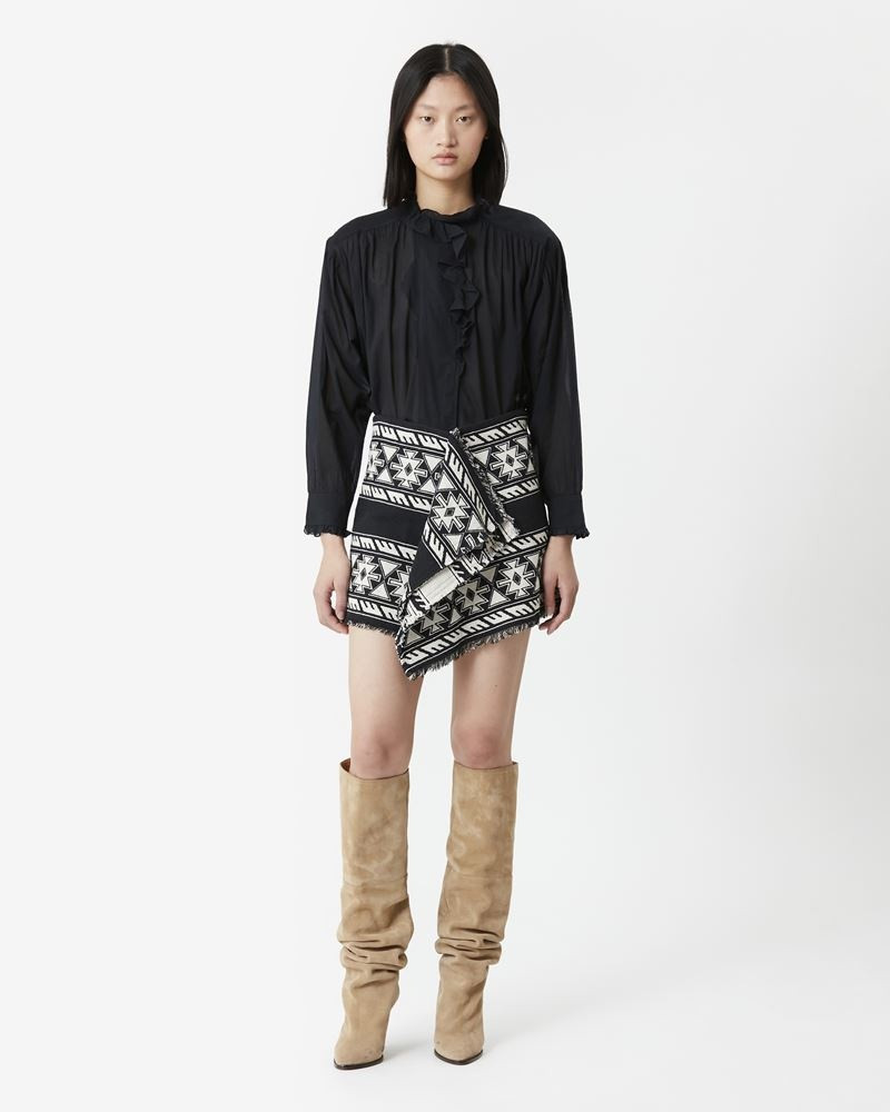 Isabel Marant Étoile JILOA JACQUARD MINISKIRT outlook