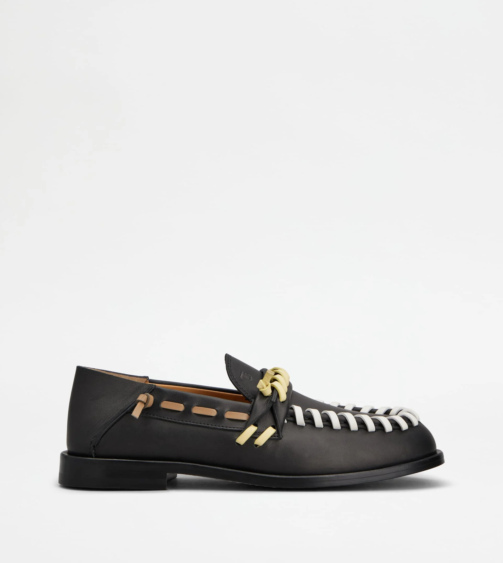 MULES IN LEATHER - BLACK - 1