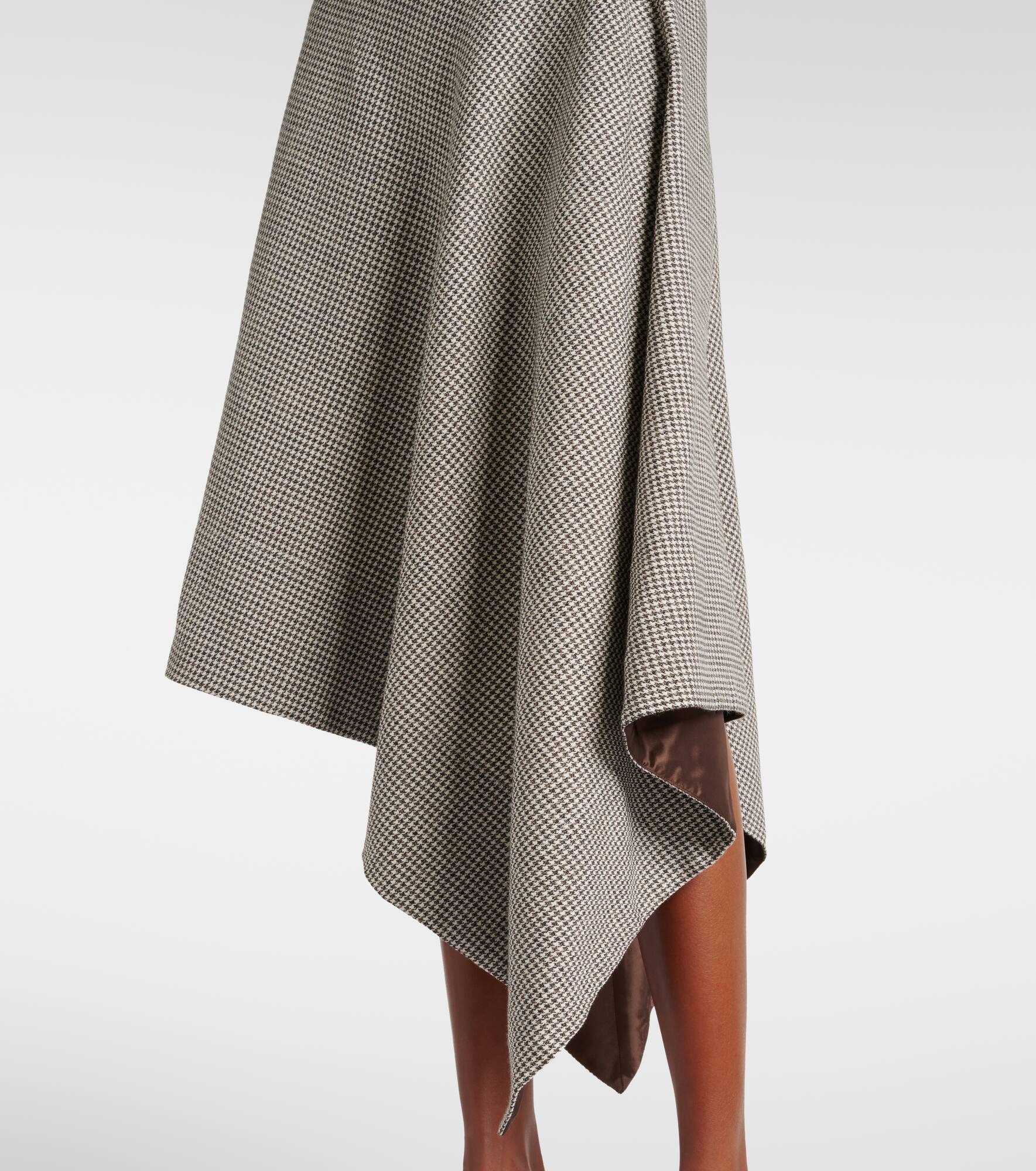Mouline Duparc wool-blend midi skirt - 5