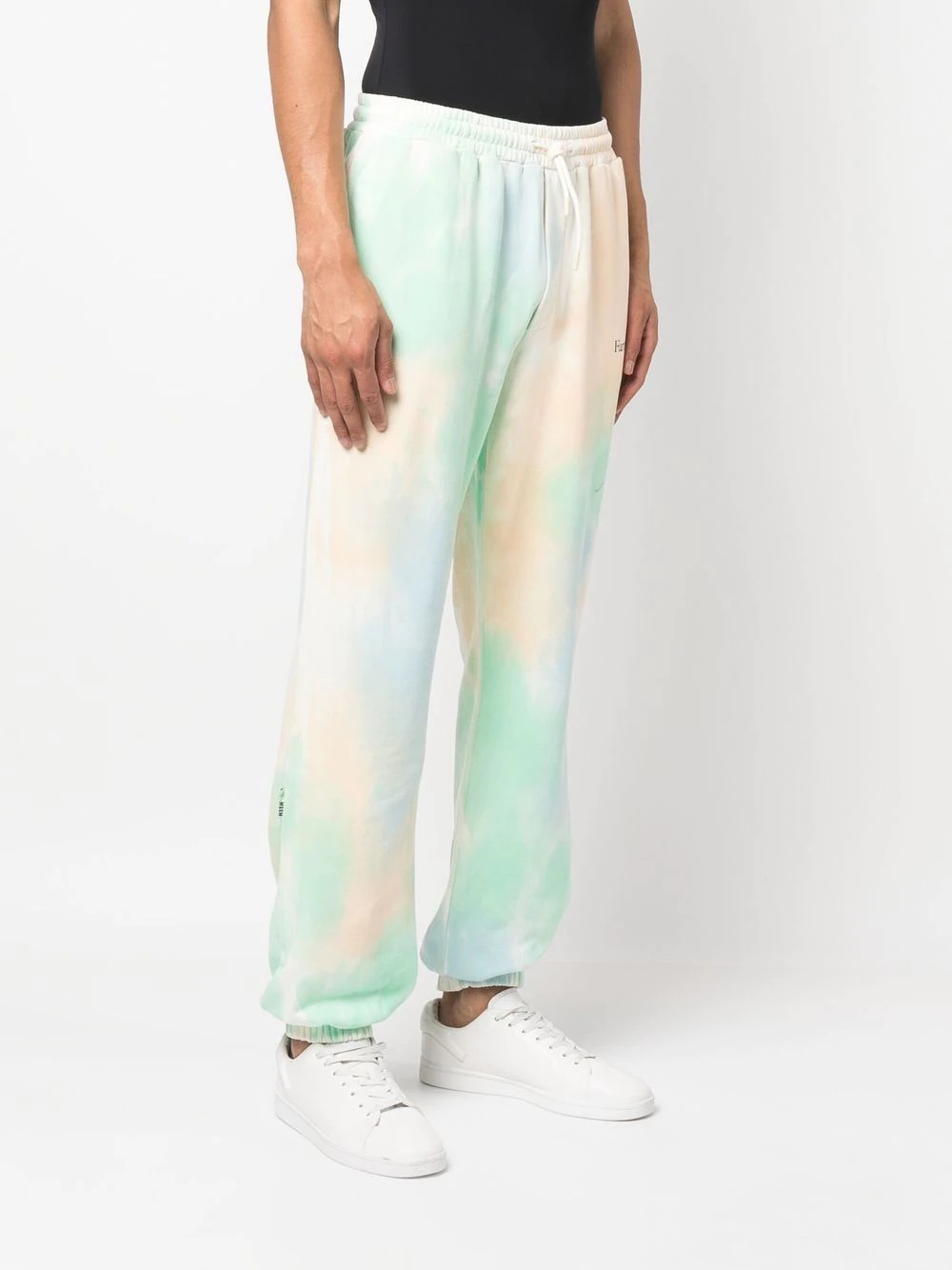 tie-dye logo-print track pants - 3