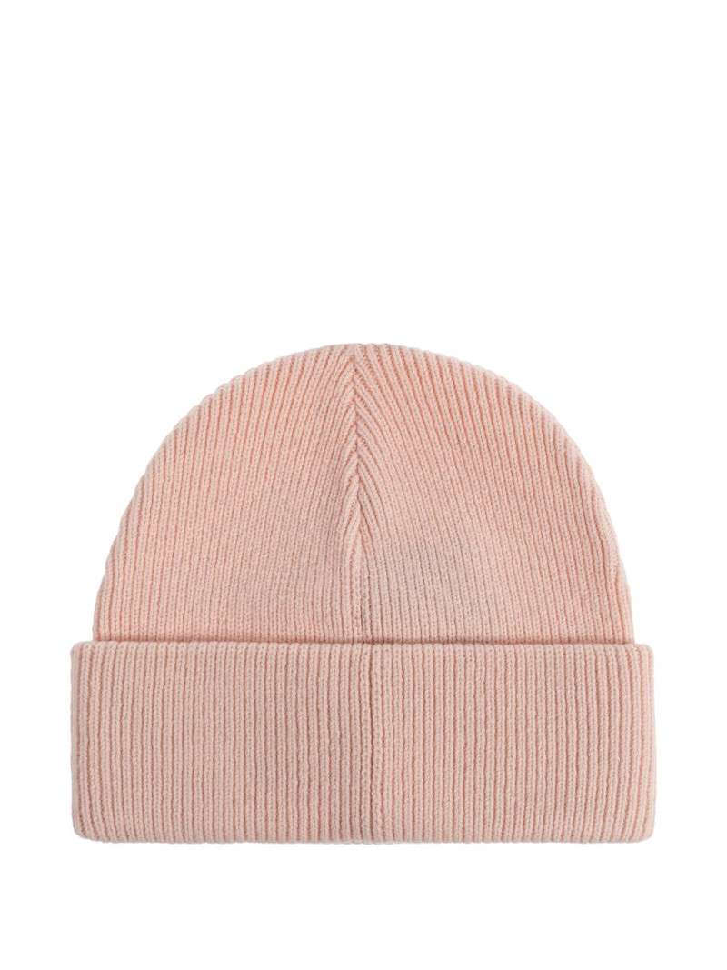 COACH embossed-logo beanie hat outlook