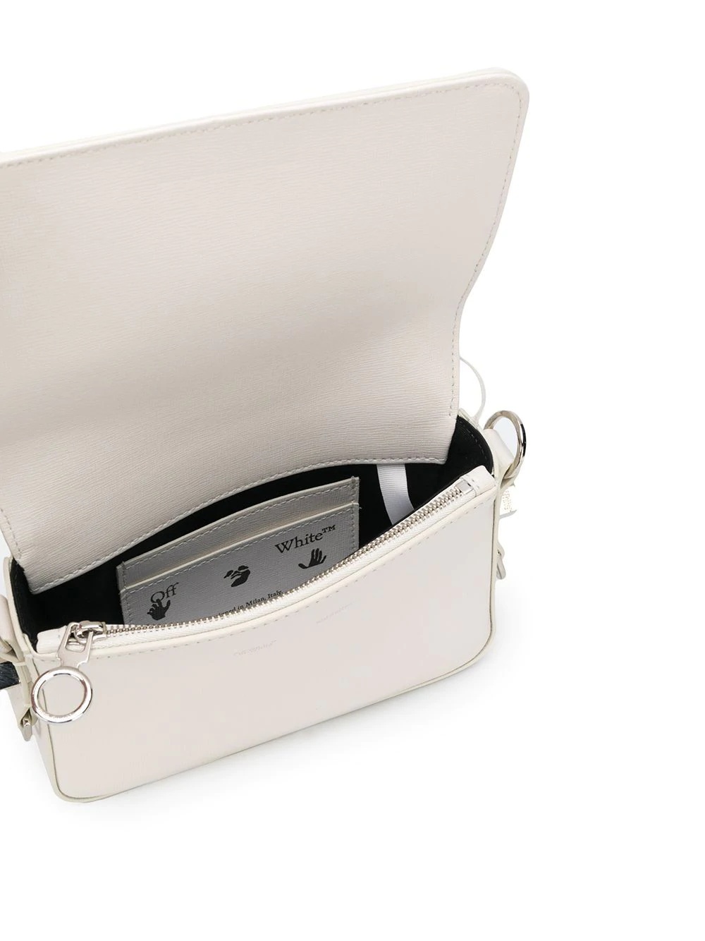 Diagonal Binder Clip mini leather crossbody bag - 5