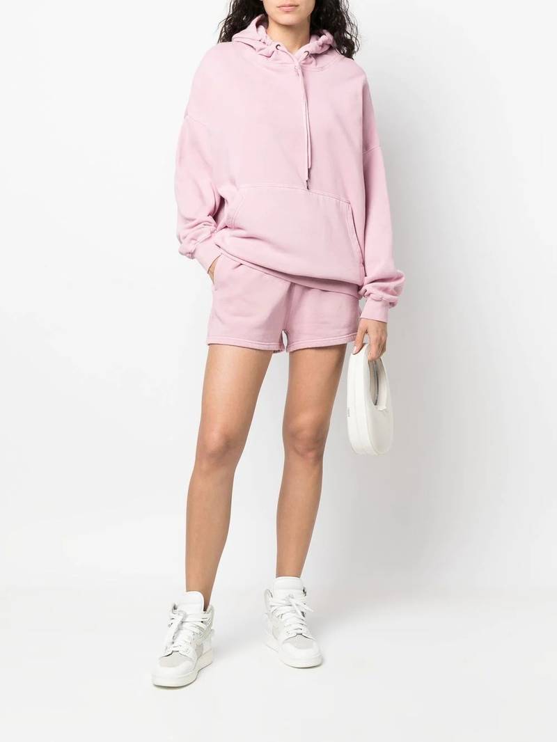 Ksubi Sign of the Times embroidered cotton-jersey shorts outlook