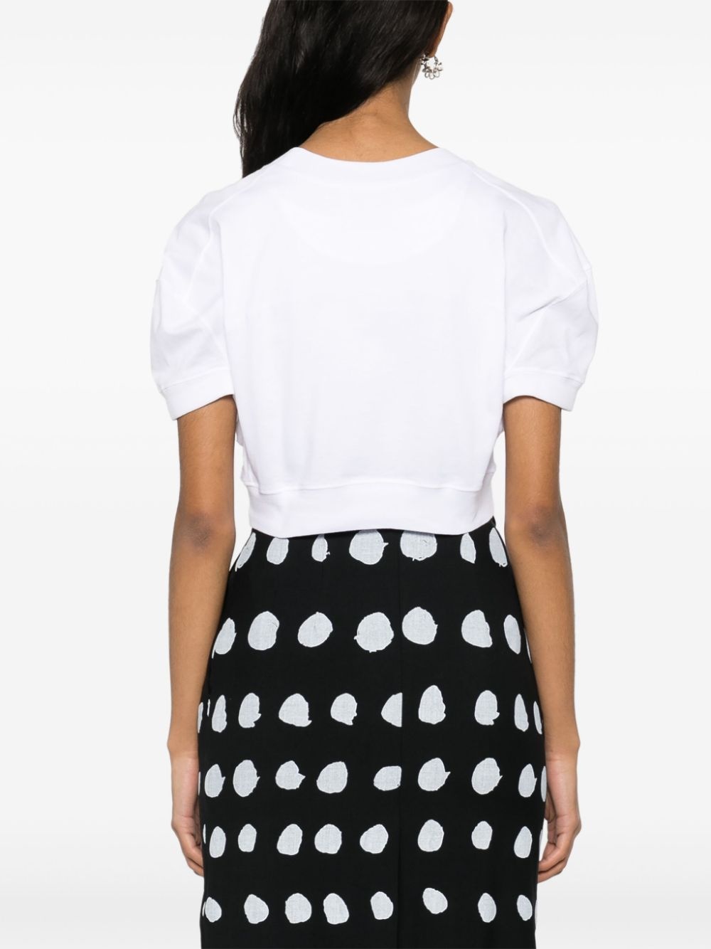 cropped Football T-shirt - 7