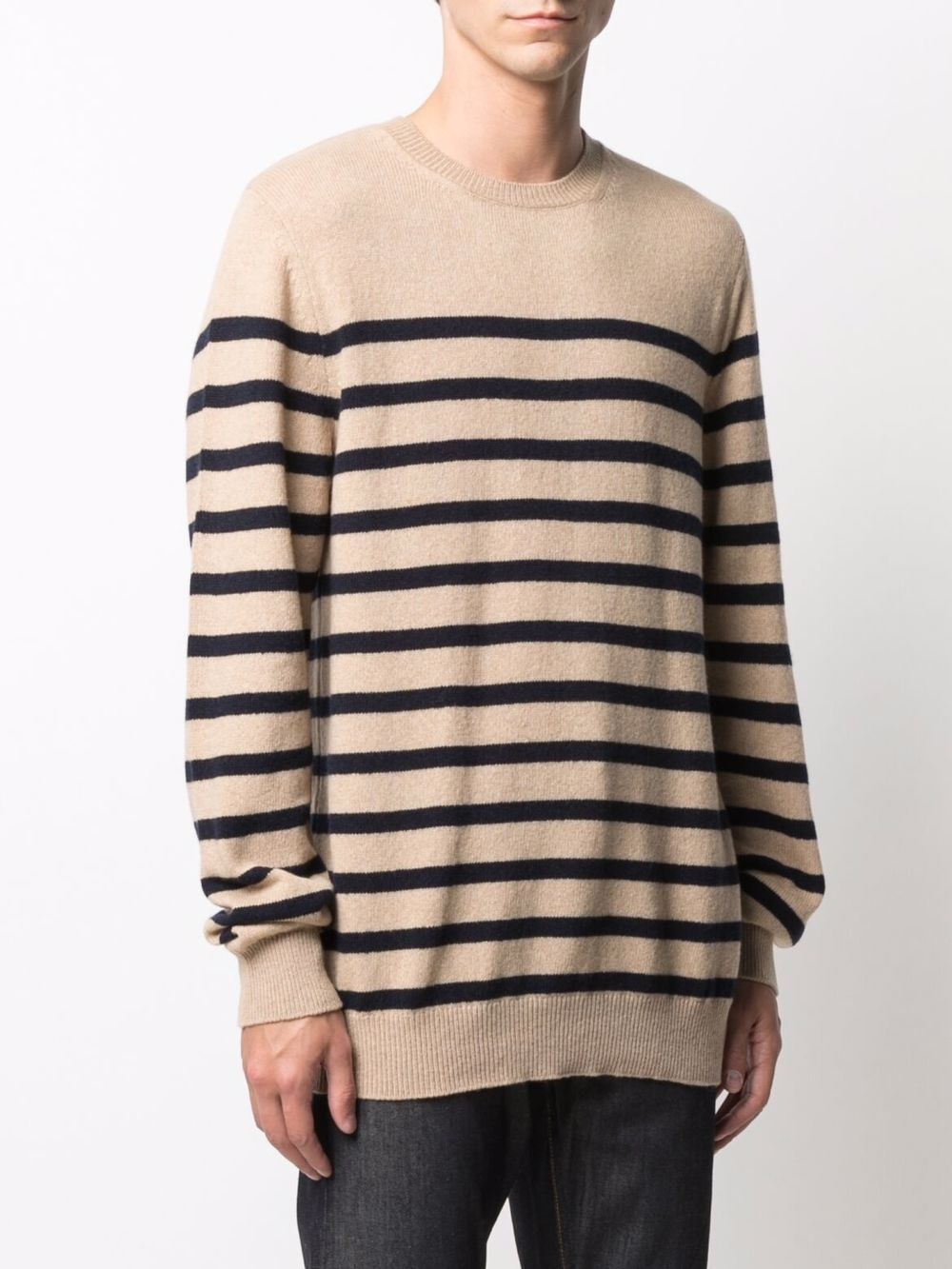 Travis striped knitted jumper - 3