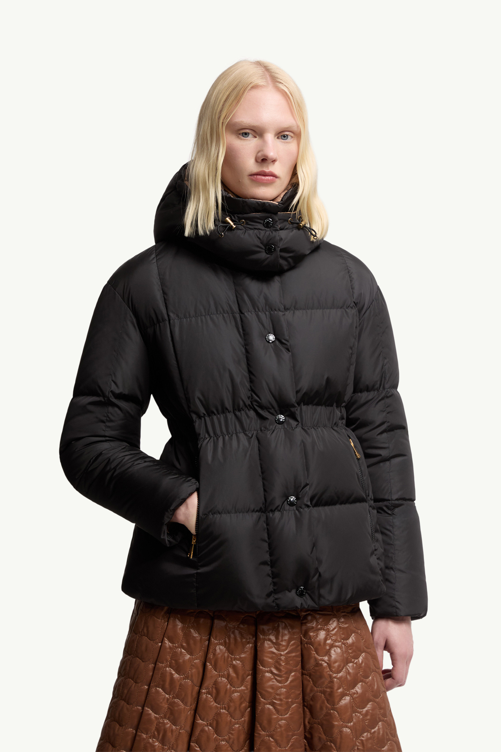 Agneux Square-Quilted Hooded Short Down Jacket - 3