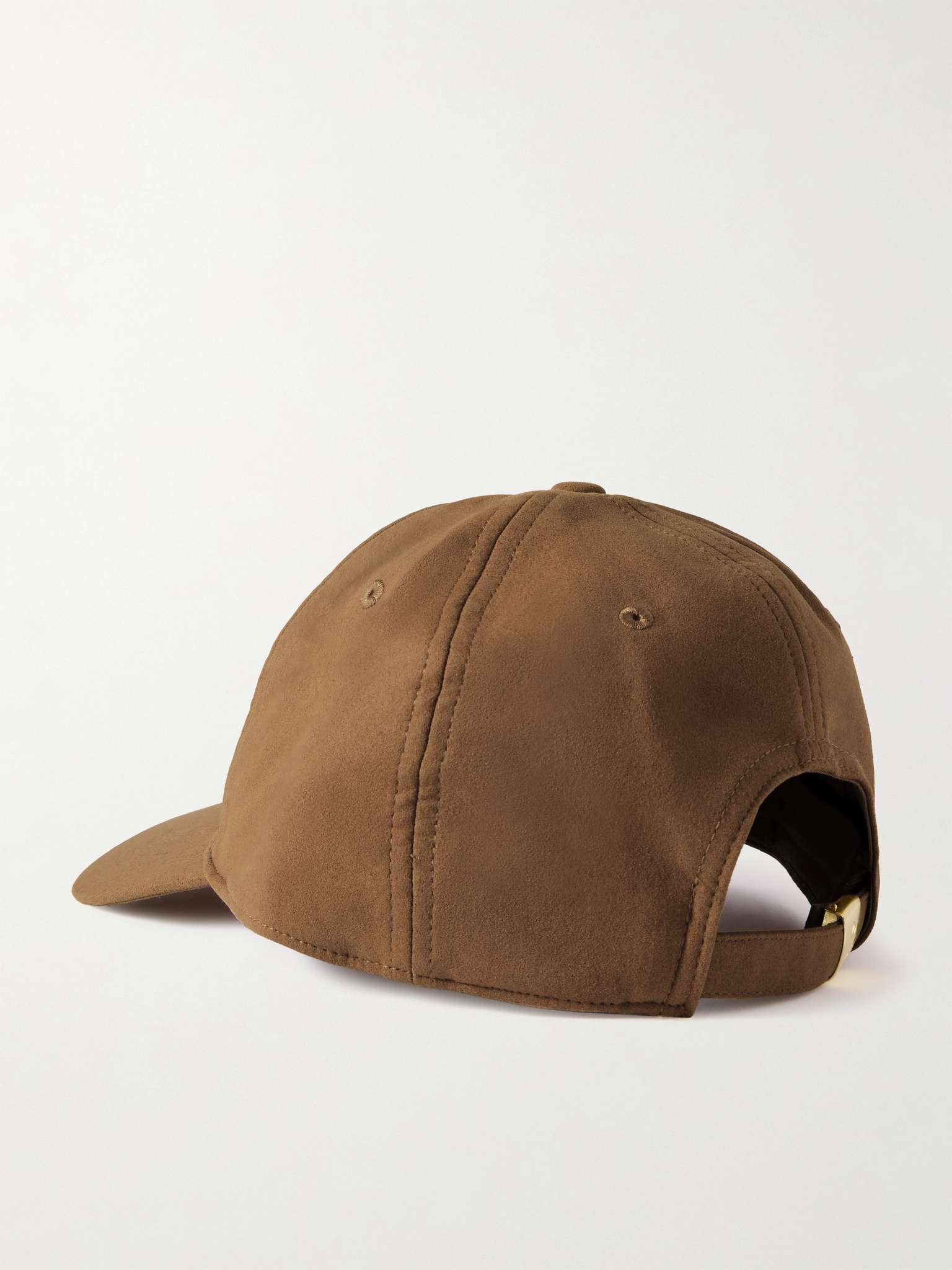 Logo-Appliquéd Faux Suede Baseball Cap - 3