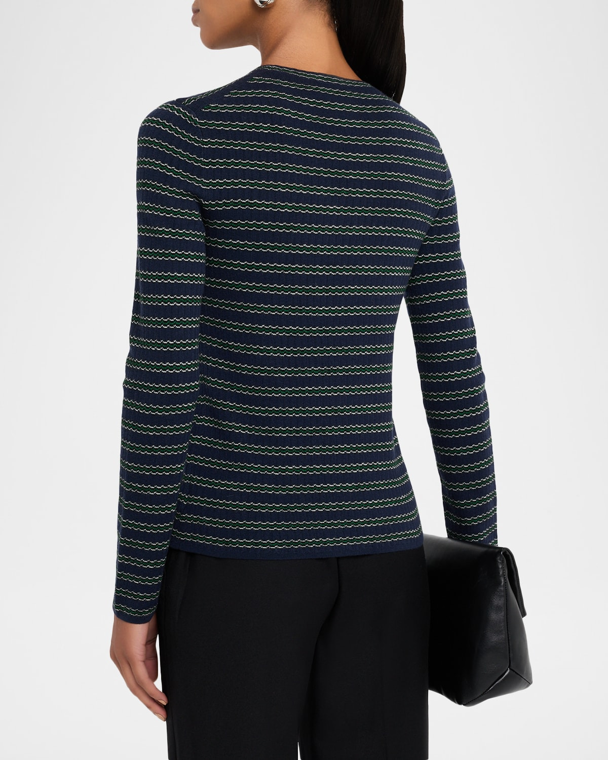 Stripe Long-Sleeve Top - 3