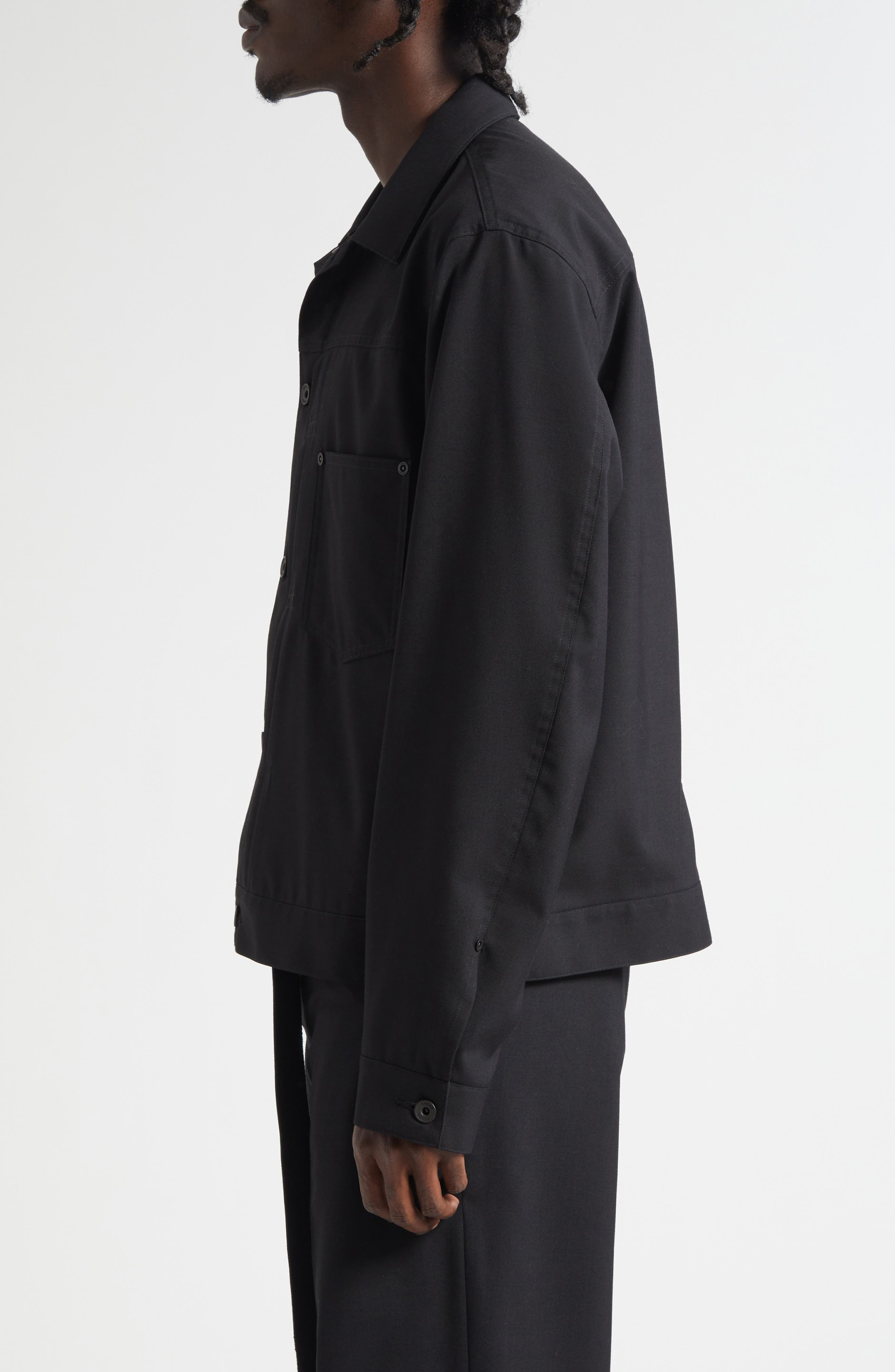 Sacai Suiting Jacket in Black at Nordstrom - 4