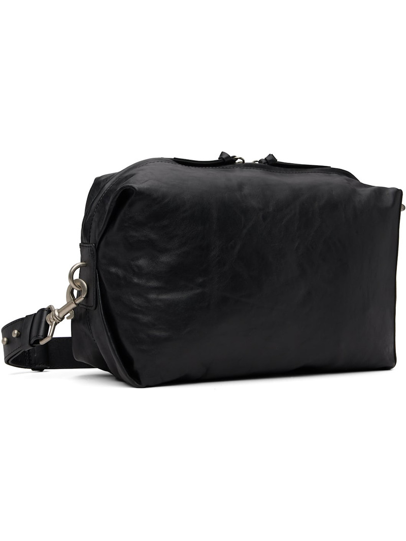 Dries Van Noten Black Leather Crossbody Bag outlook