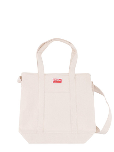 KENZO Canvas shoulder bag with Kenzo Target print outlook