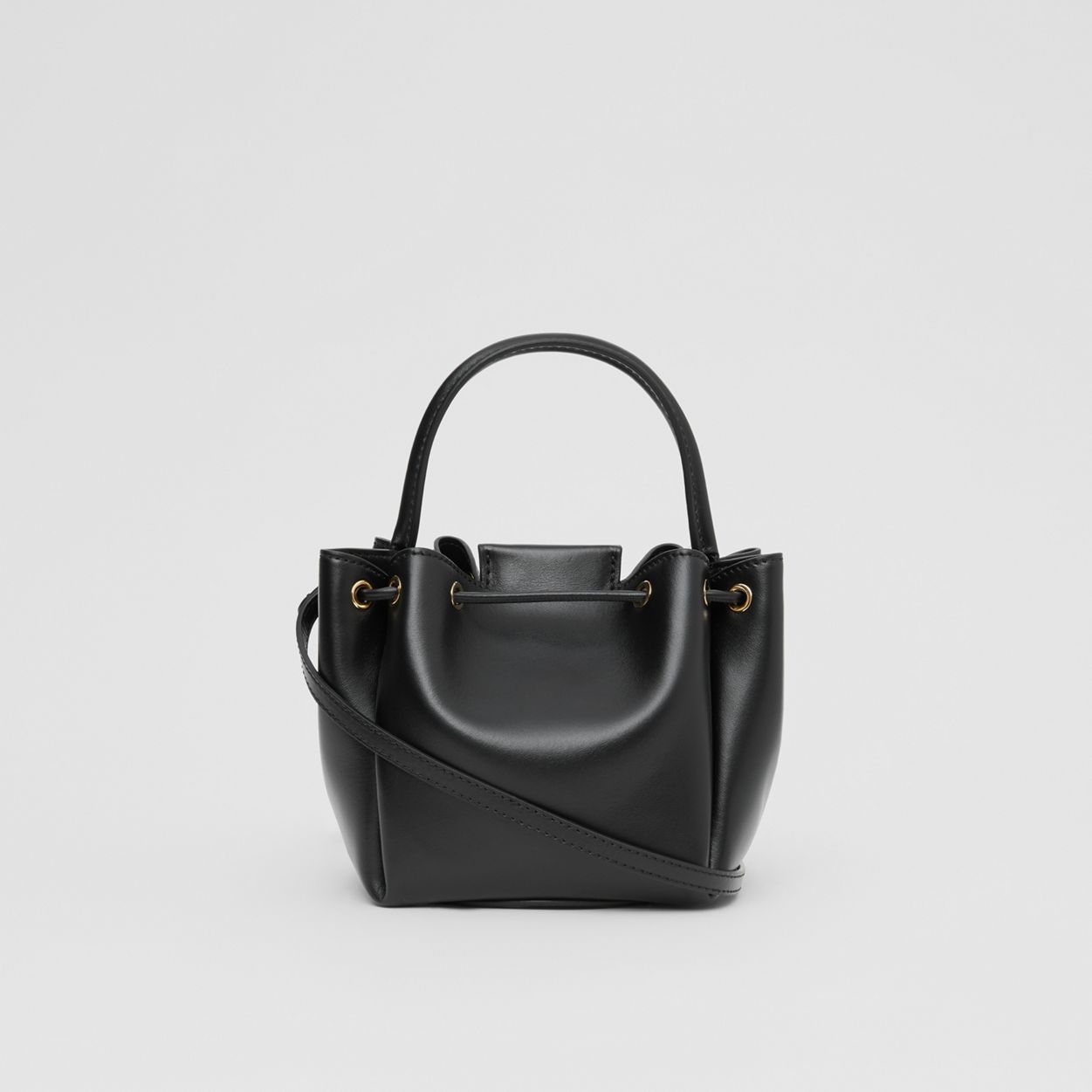 Monogram Motif Leather Bucket Bag 8