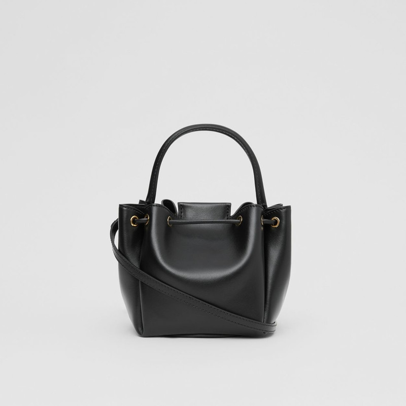 Monogram Motif Leather Bucket Bag 8