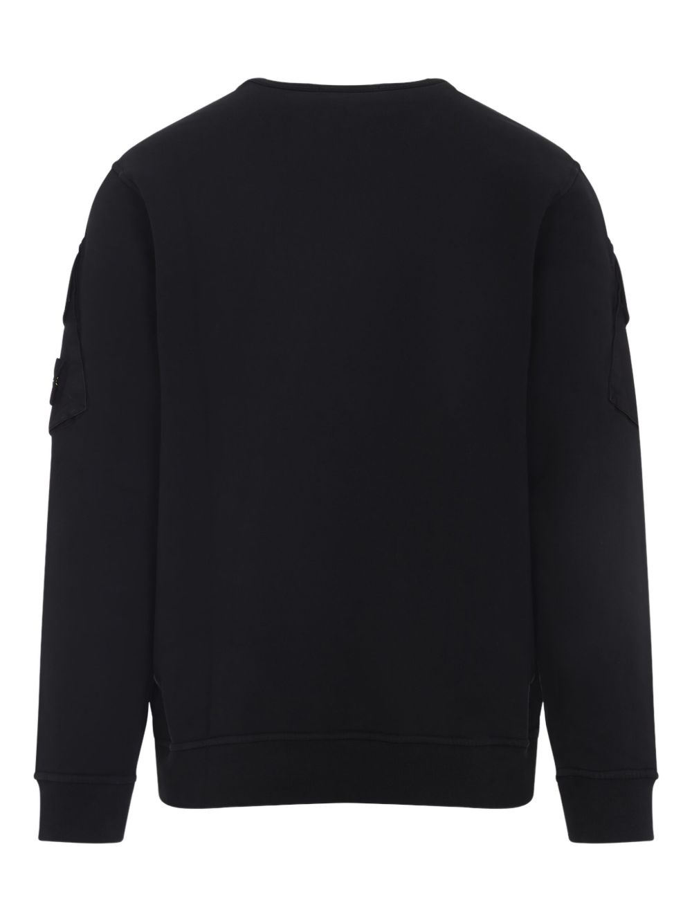 pocket-detail crew neck sweatshirt - 2
