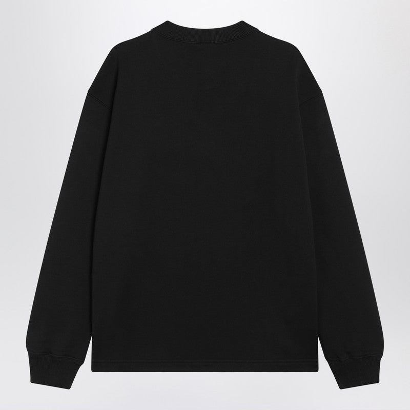 Dolce&Gabbana Black Cotton Sweatshirt With Logo Patch Women - 2