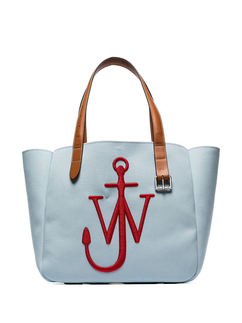 logo-embroidered tote bag - 1