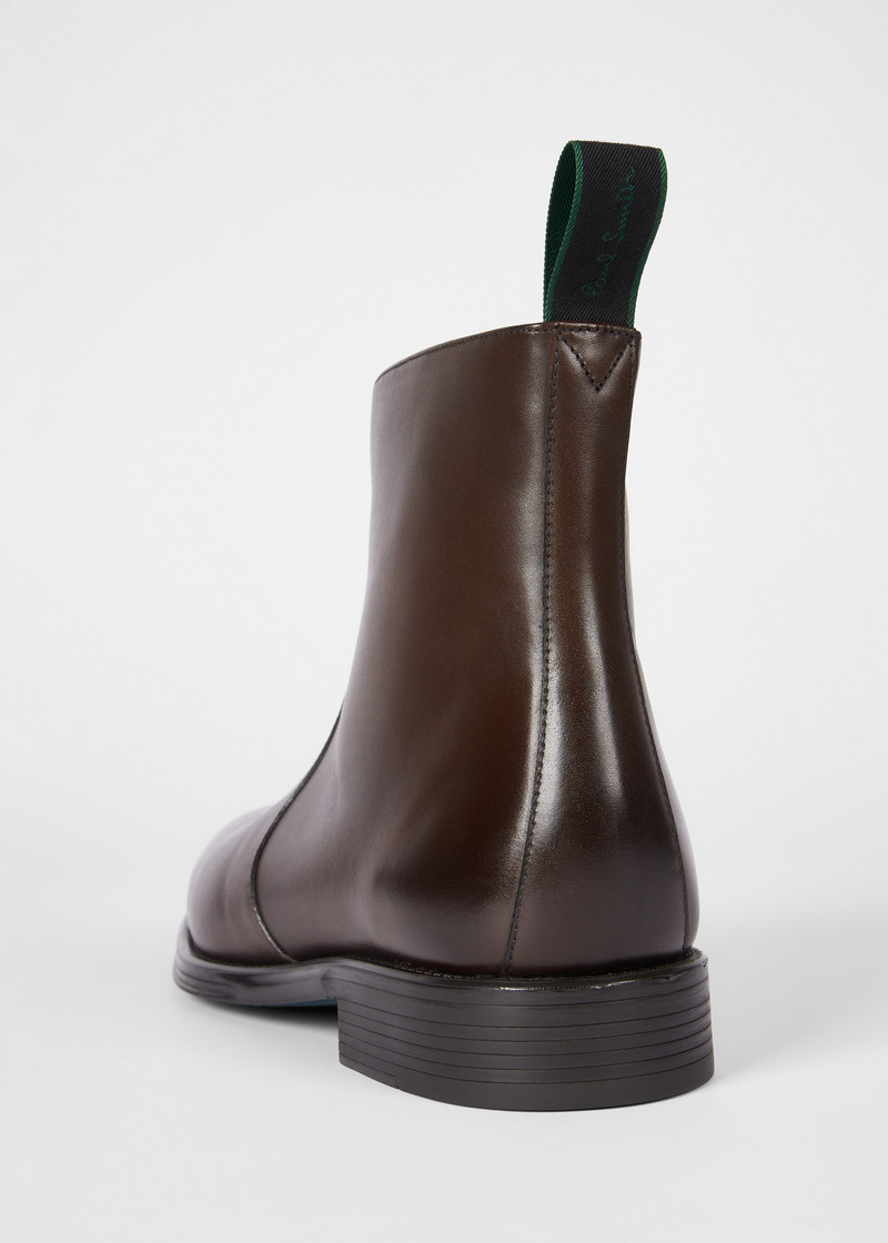 Brown Leather 'Lenny' Boots 3