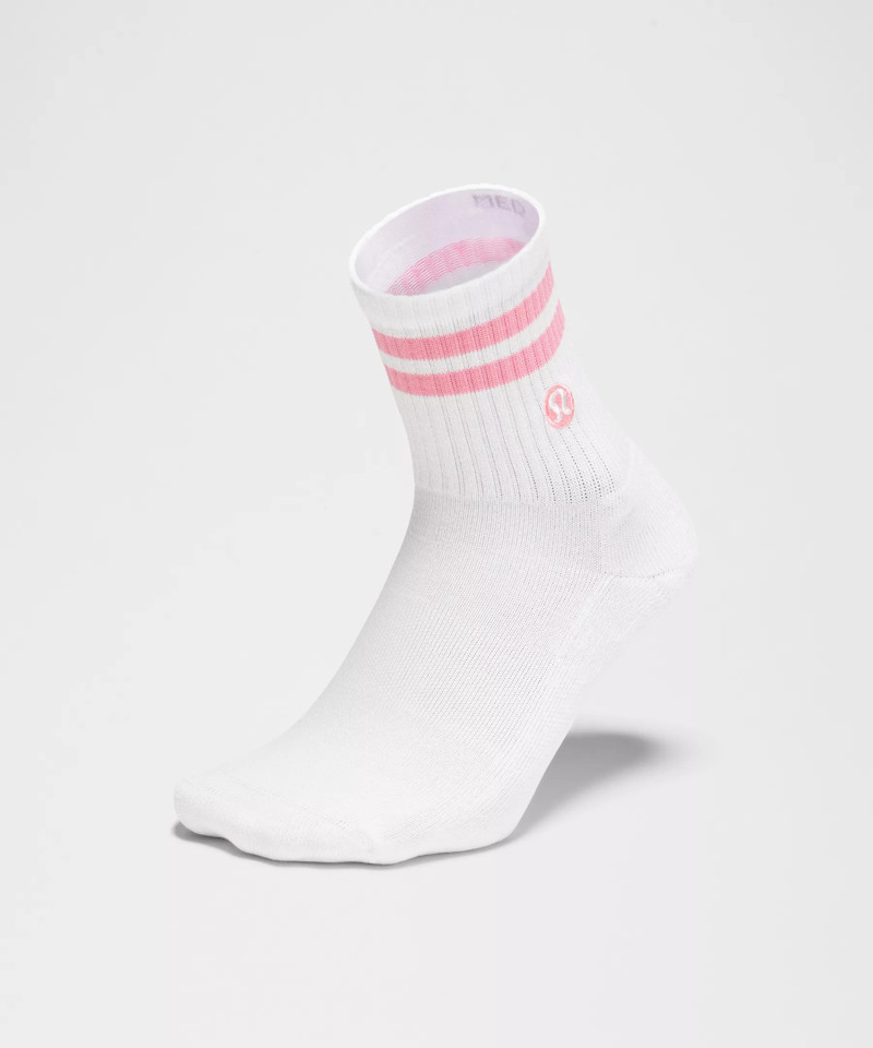 Unisex Daily Essential Quarter Socks 3 Pack *Stripe 3