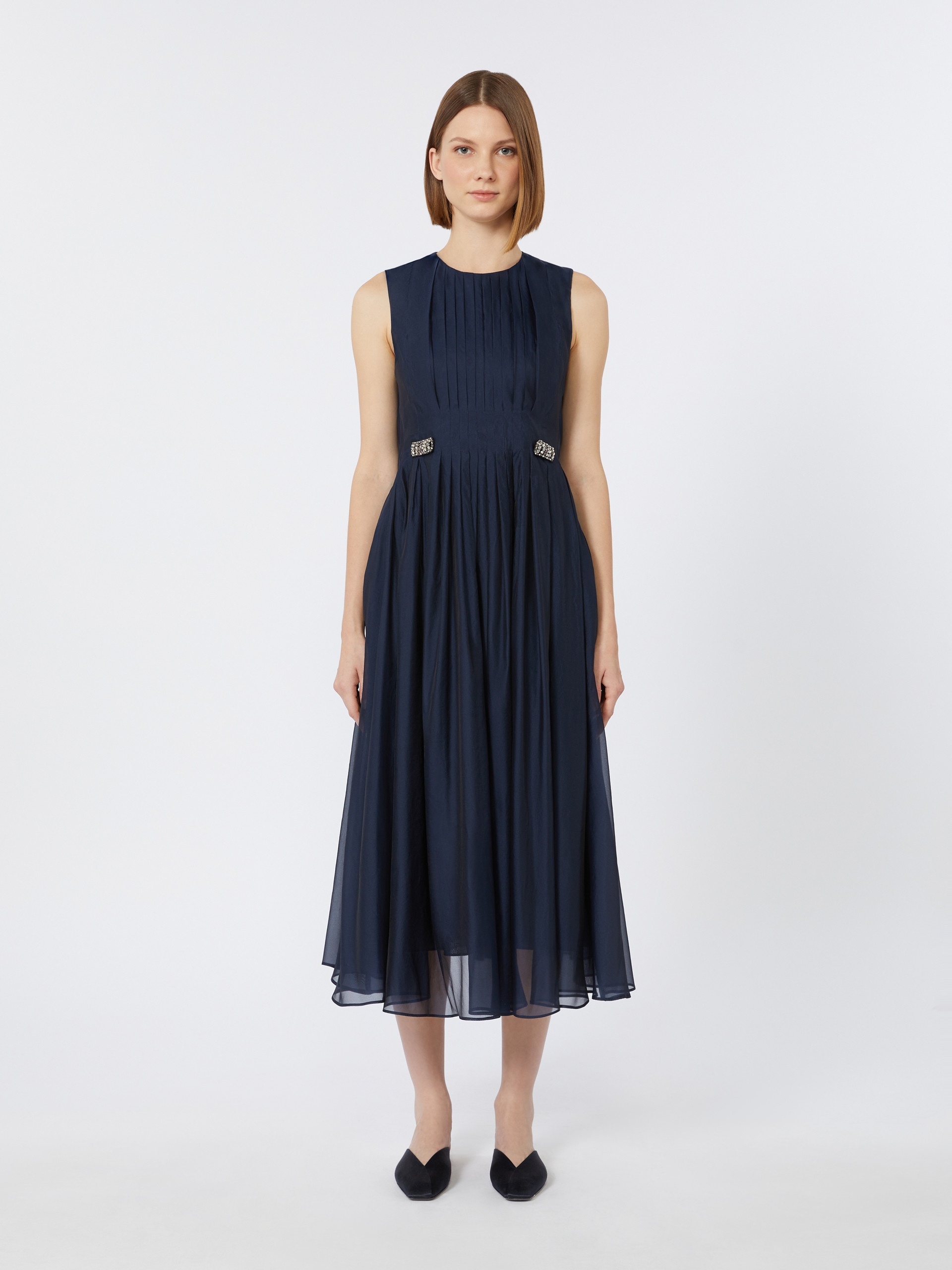 WALLY Silk-blend organza dress - 3