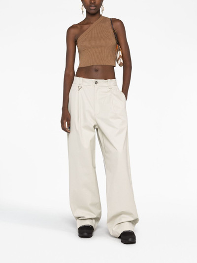 JACQUEMUS La Maille Ascu cropped top outlook