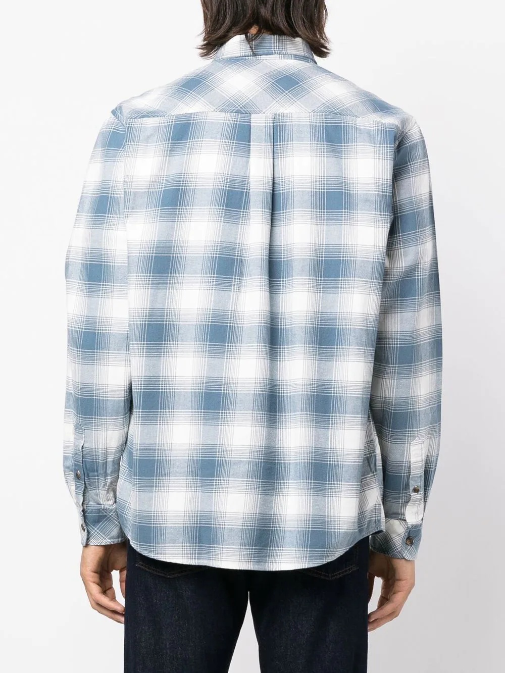 checked long-sleeve shirt - 4