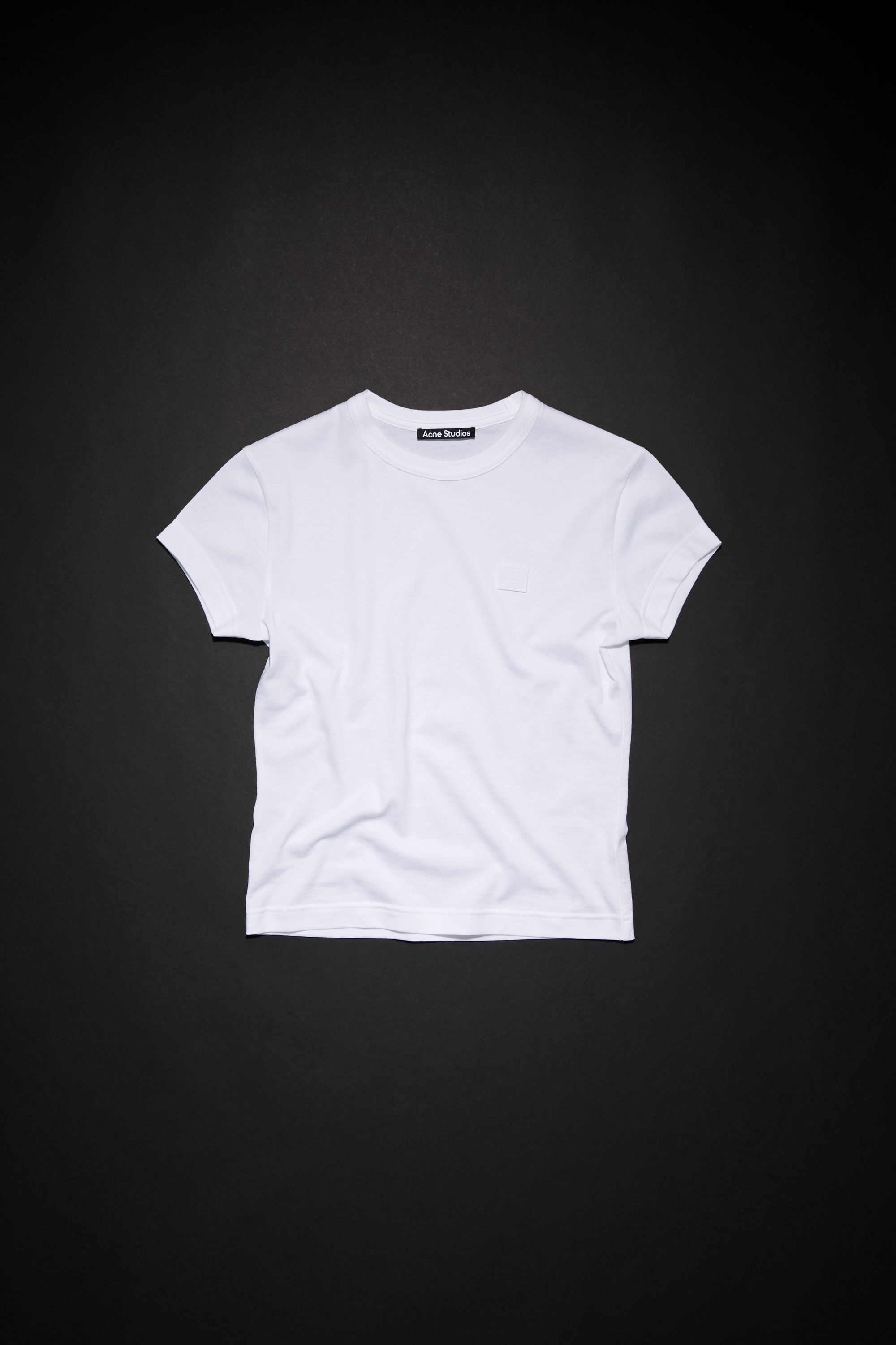 Crew neck t-shirt - Fitted fit - Optic White - 1