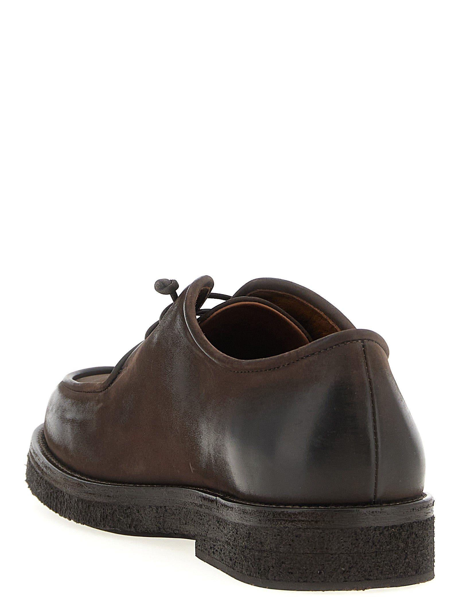 Moccar Lace Up Shoes Brown - 3