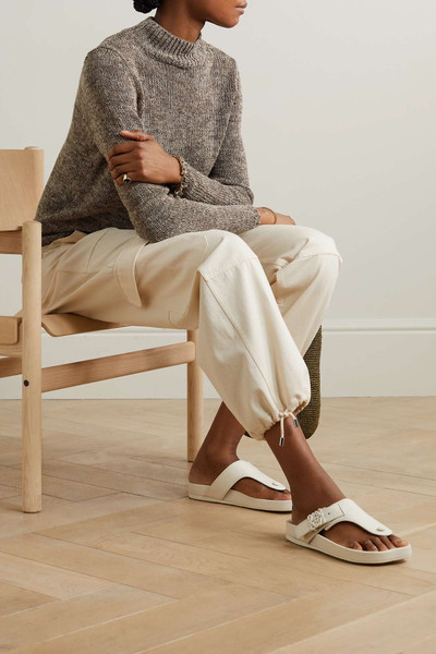 Totême Linen, cotton and silk-blend sweater outlook
