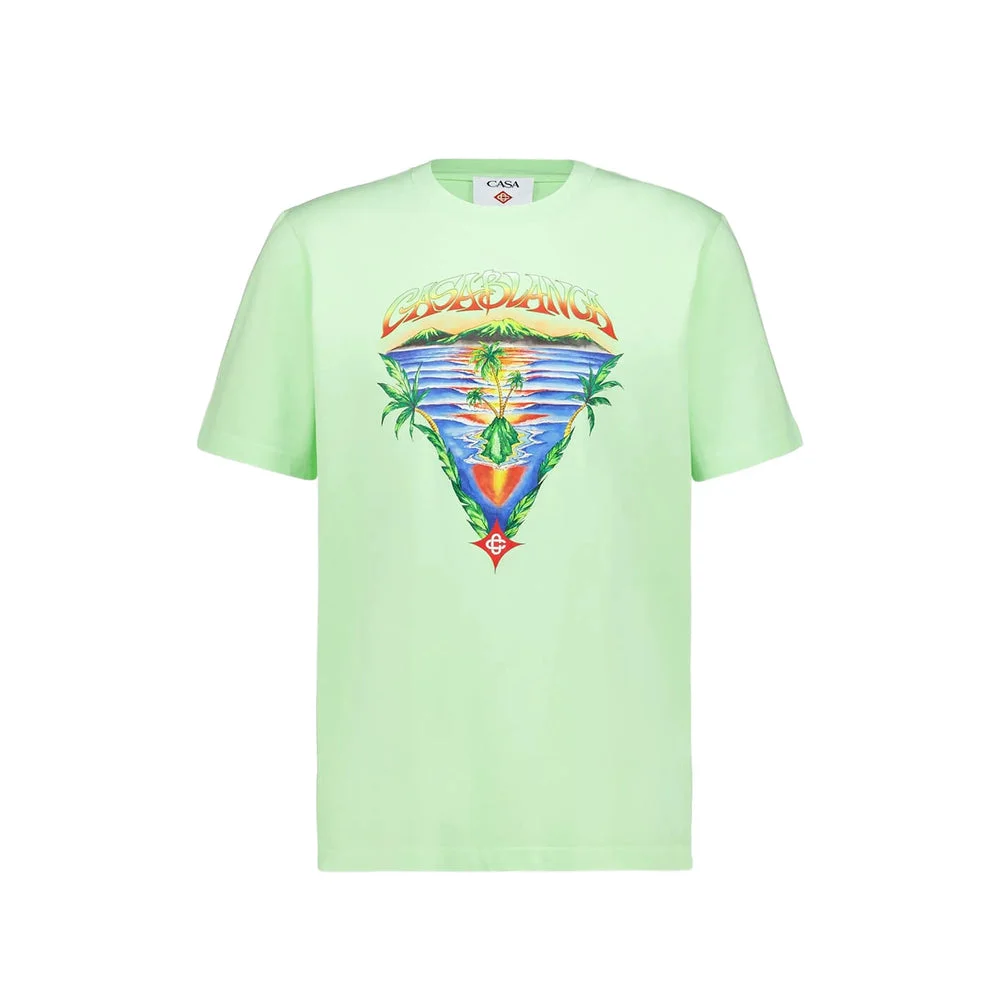 Casablanca Green T-Shirts & Vests - T-Shirts Men - 1