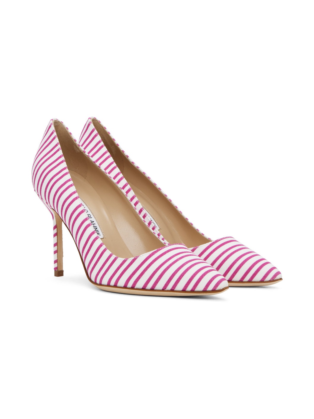 Pink & White BB 90 Heels - 4