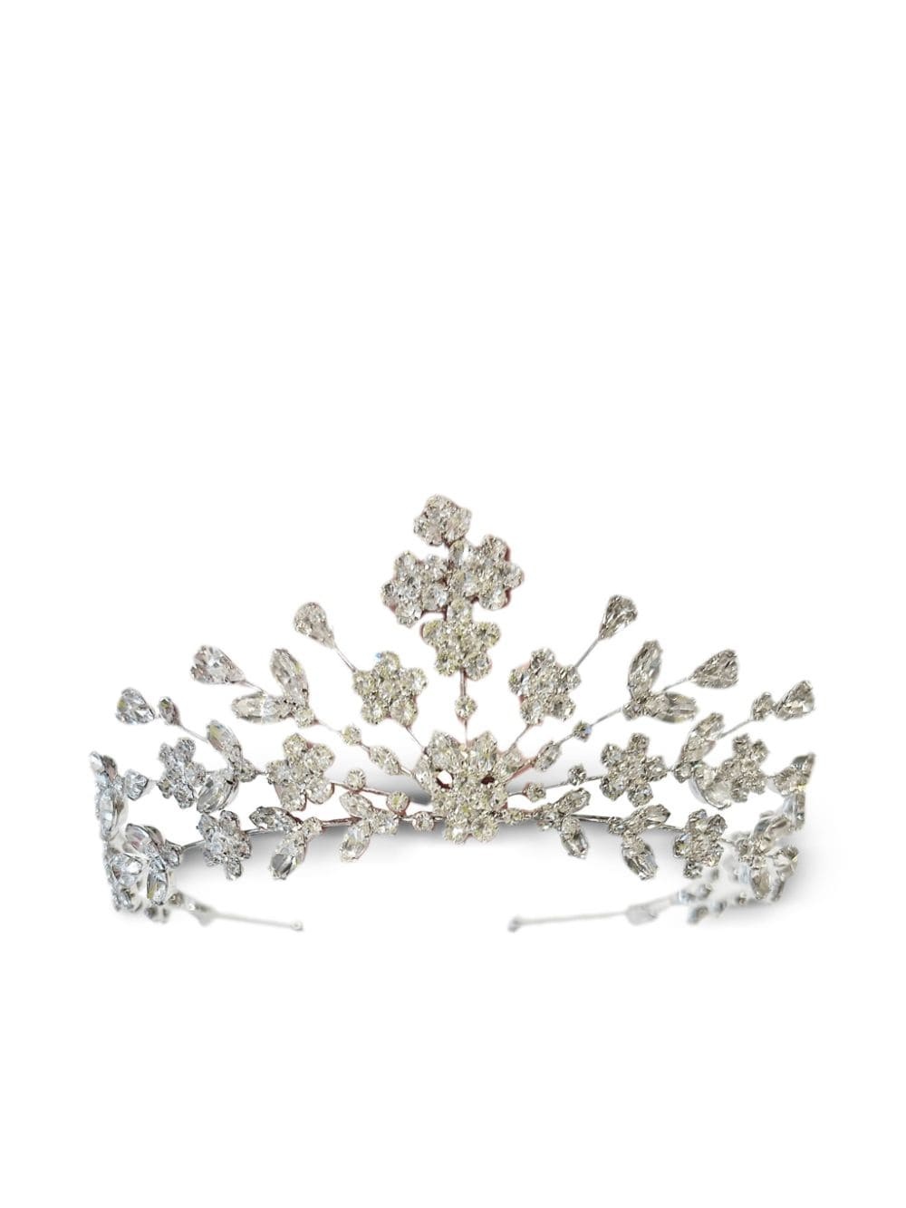 Miriam crystal-embellished tiara headband - 1
